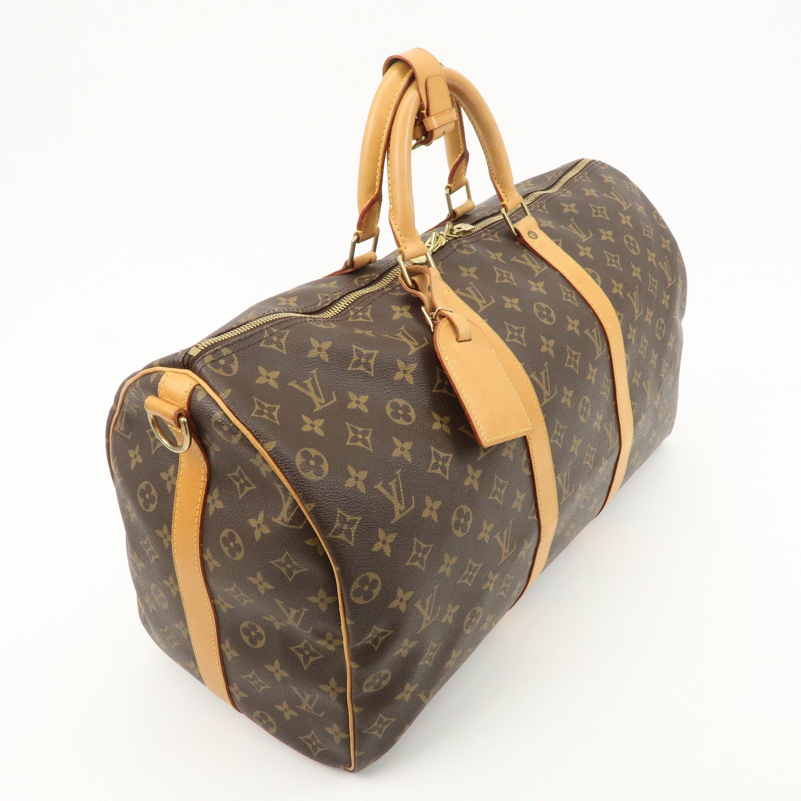 Louis Vuitton Monogram Keep All 50 Boston Bag M41416 Used