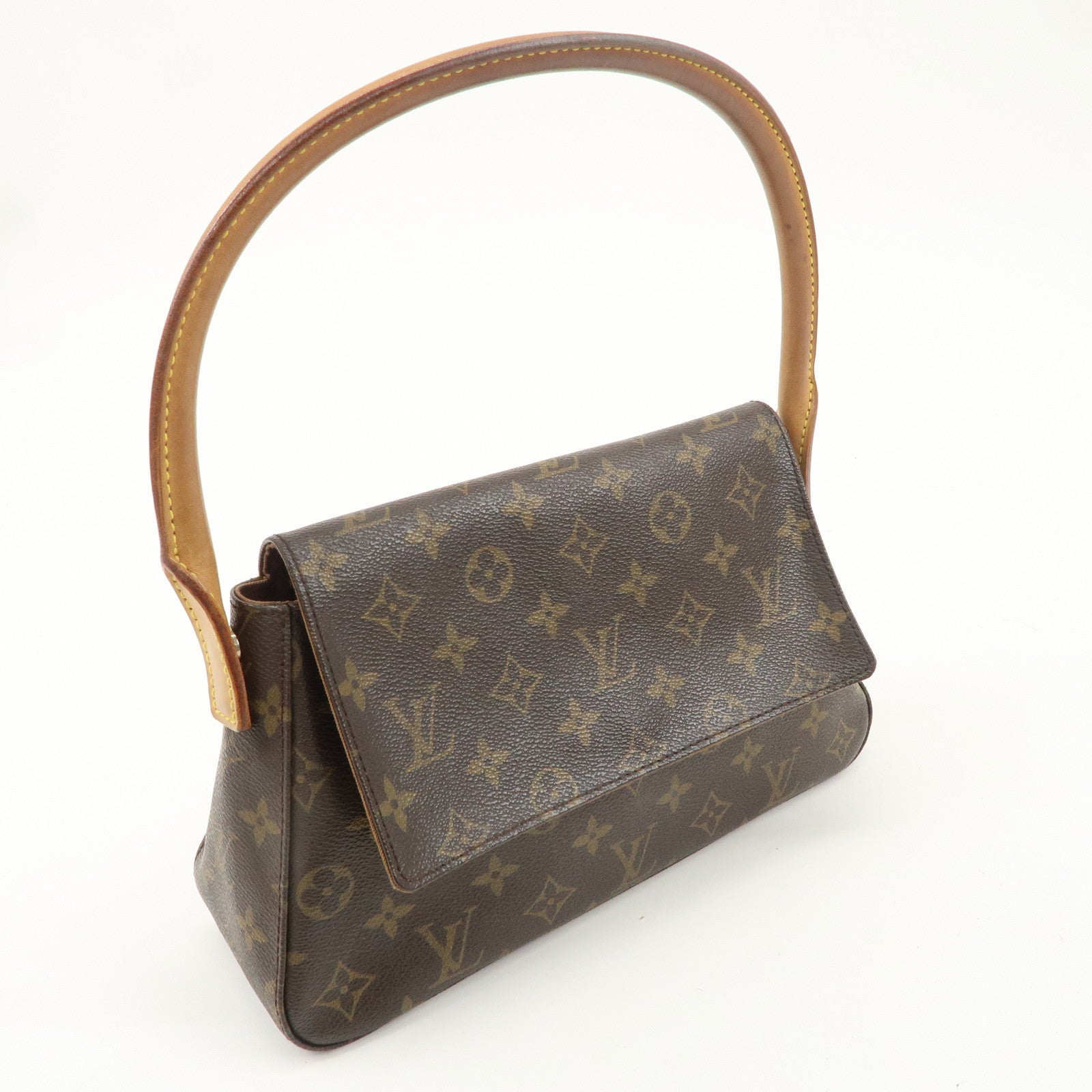 Louis Vuitton Monogram Mini Looping Shoulder Bag Brown M51147