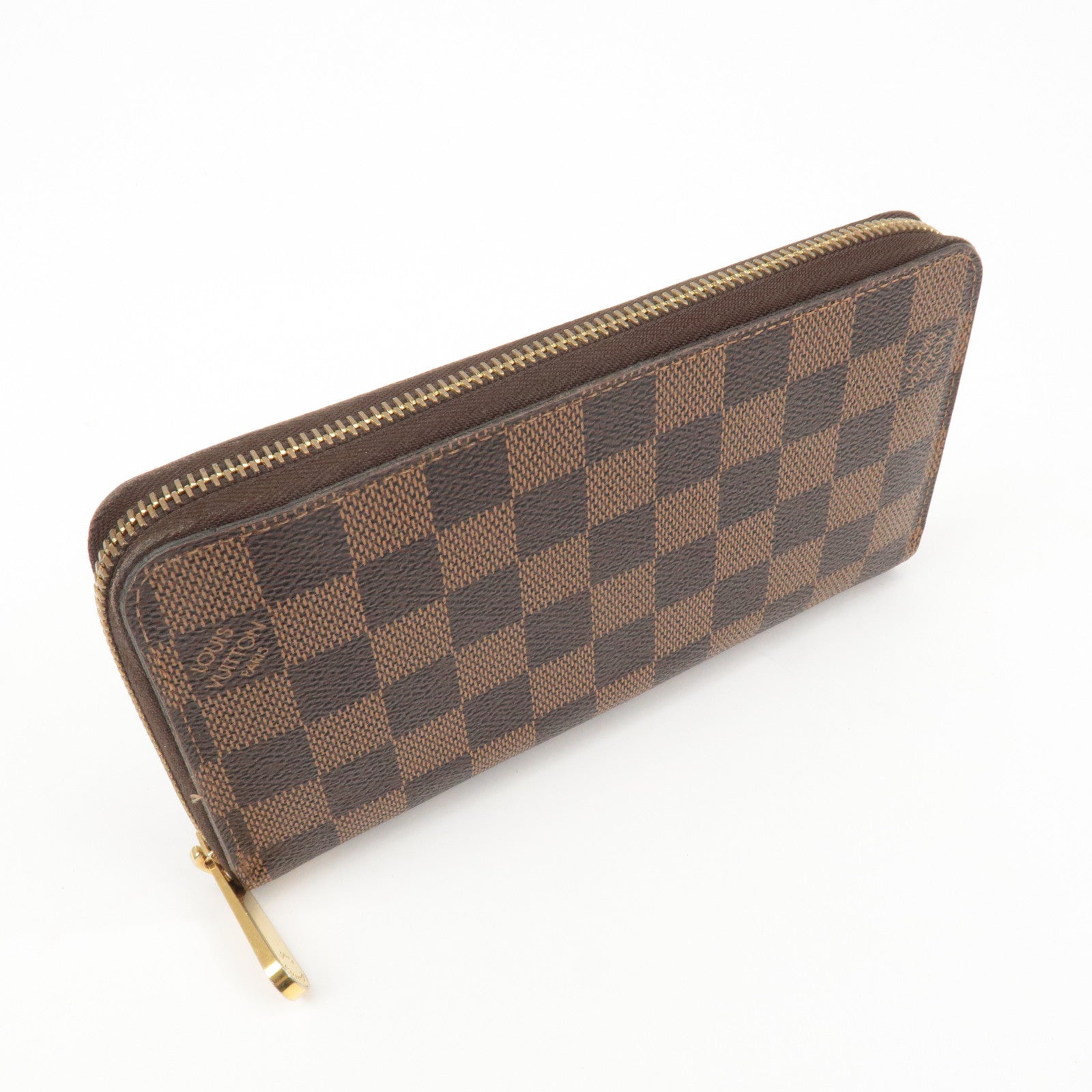 Louis Vuitton Damier Zippy Wallet Round Zip Long Wallet N60015 Used