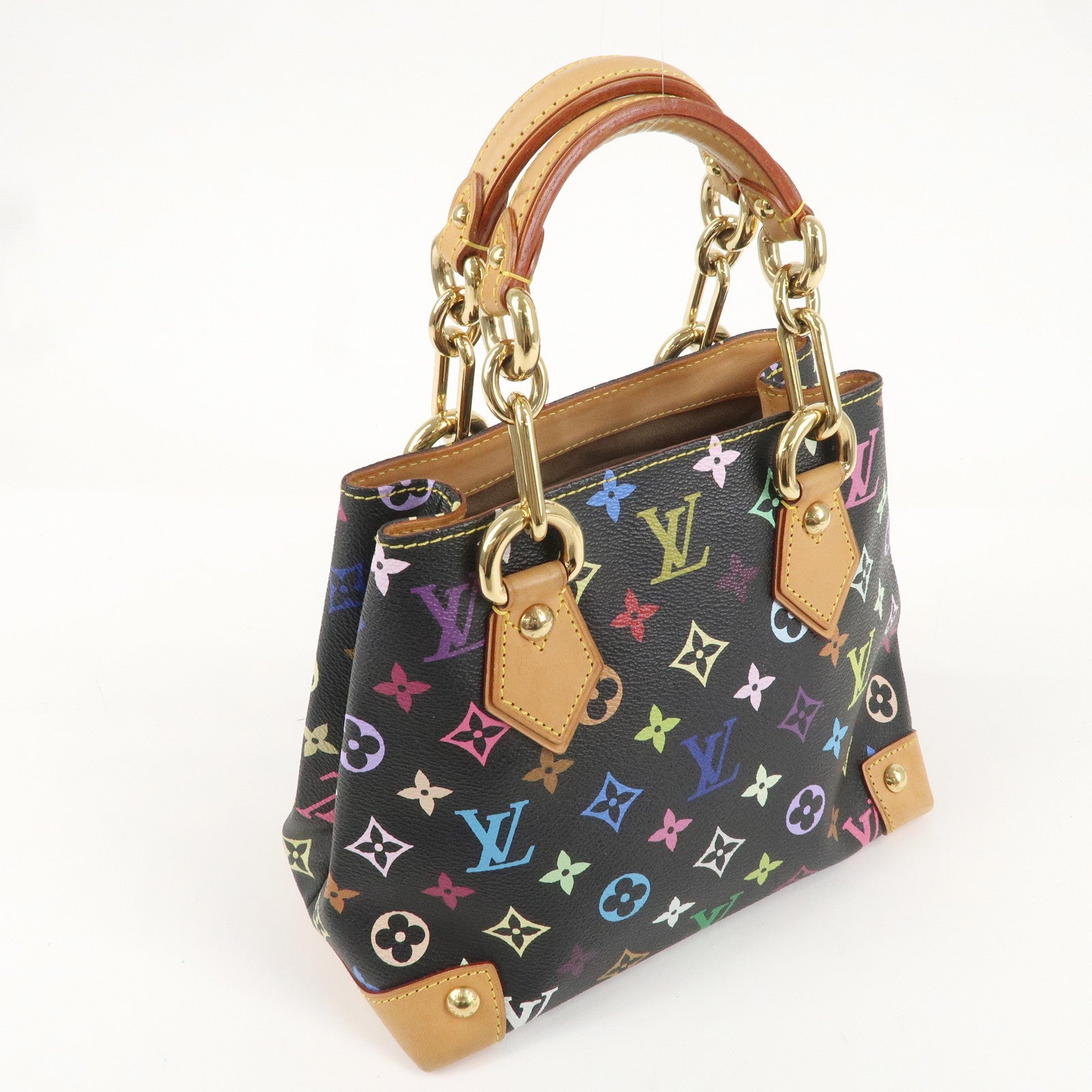 Louis Vuitton Monogram Multicolor Audra Hand Bag Noir M40048