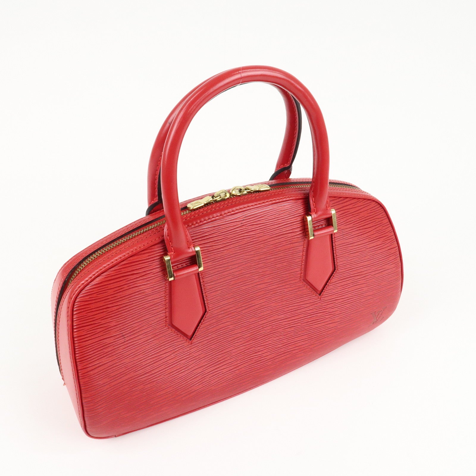 Louis Vuitton Epi Jasmine Hand Bag Castilian Red M52087