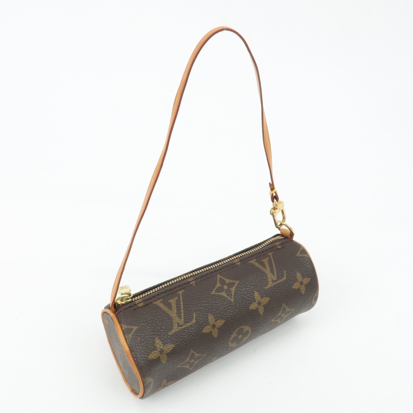 Louis Vuitton Monogram Mini Pouch for Papillon Bag Brown Used