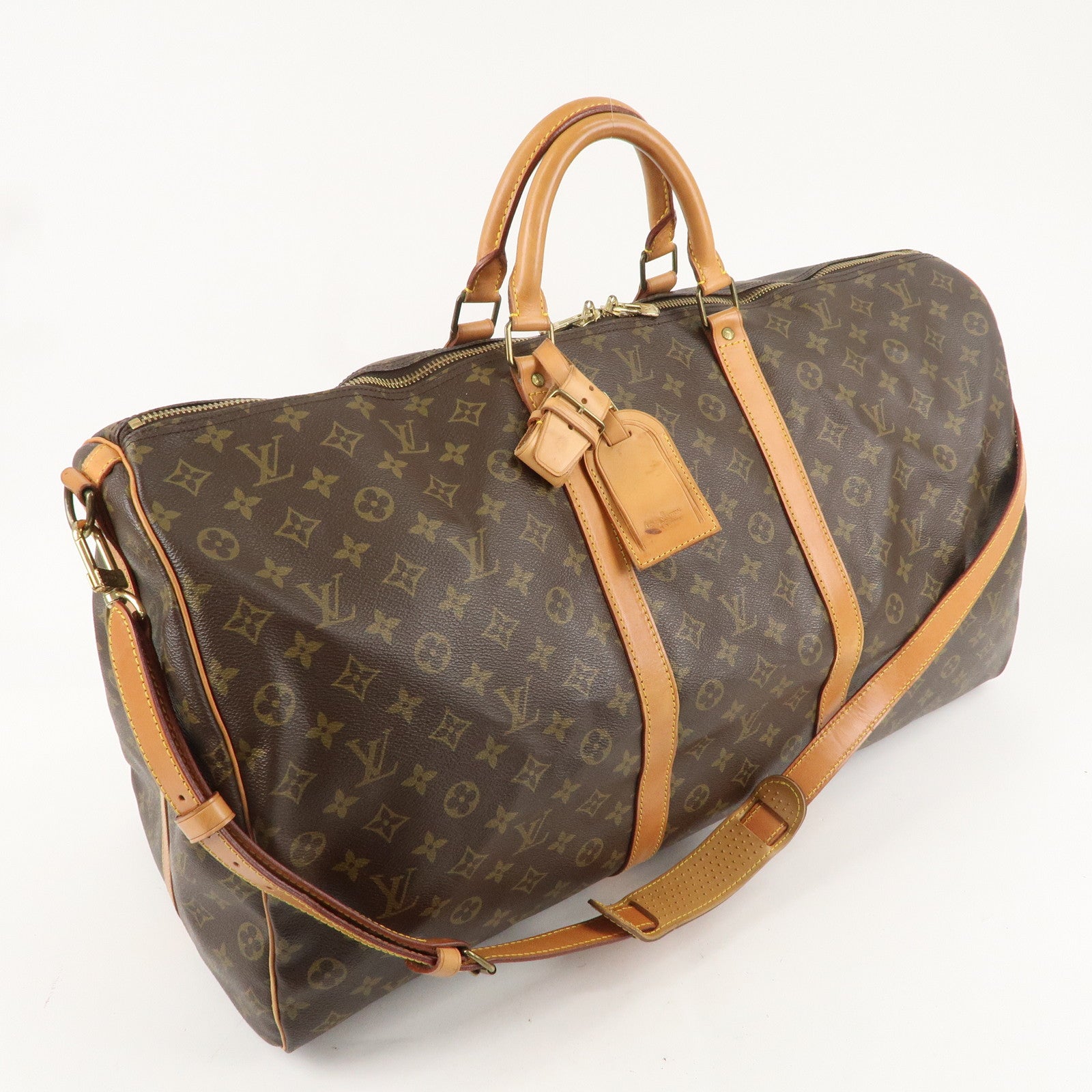 Louis Vuitton Monogram Keep All Bandouliere 60 Bag M41412