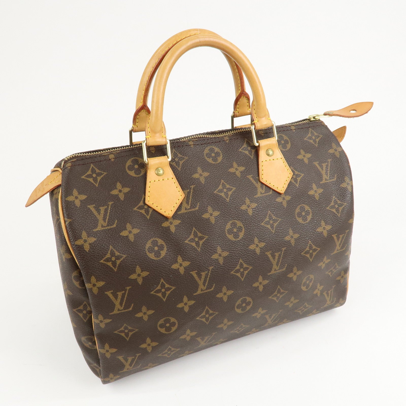 Louis Vuitton Monogram Speedy 30 Hand Bag Boston Bag M41526 Used