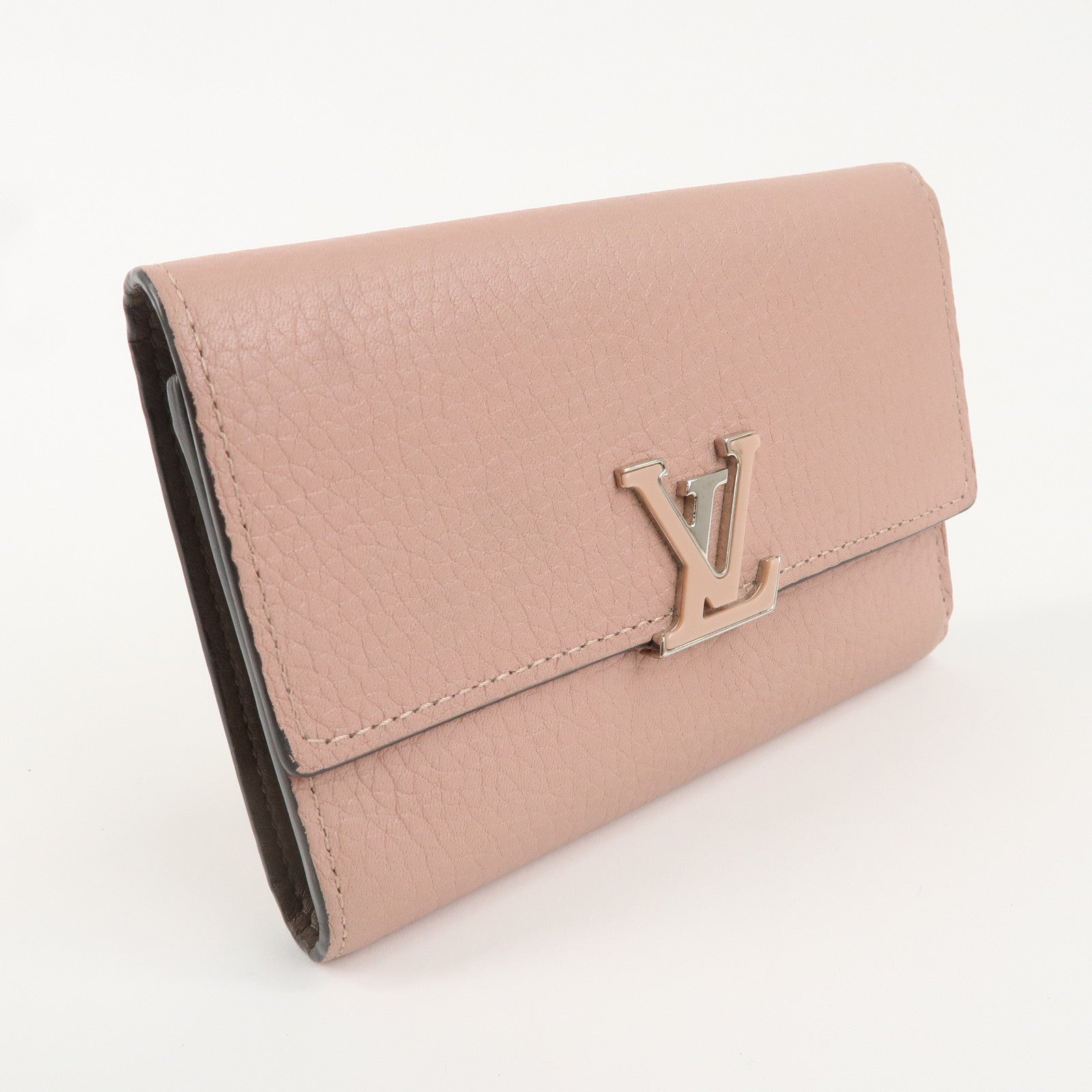 Louis Vuitton Portefeuille Capucine Compact Wallet Magnolia M62156