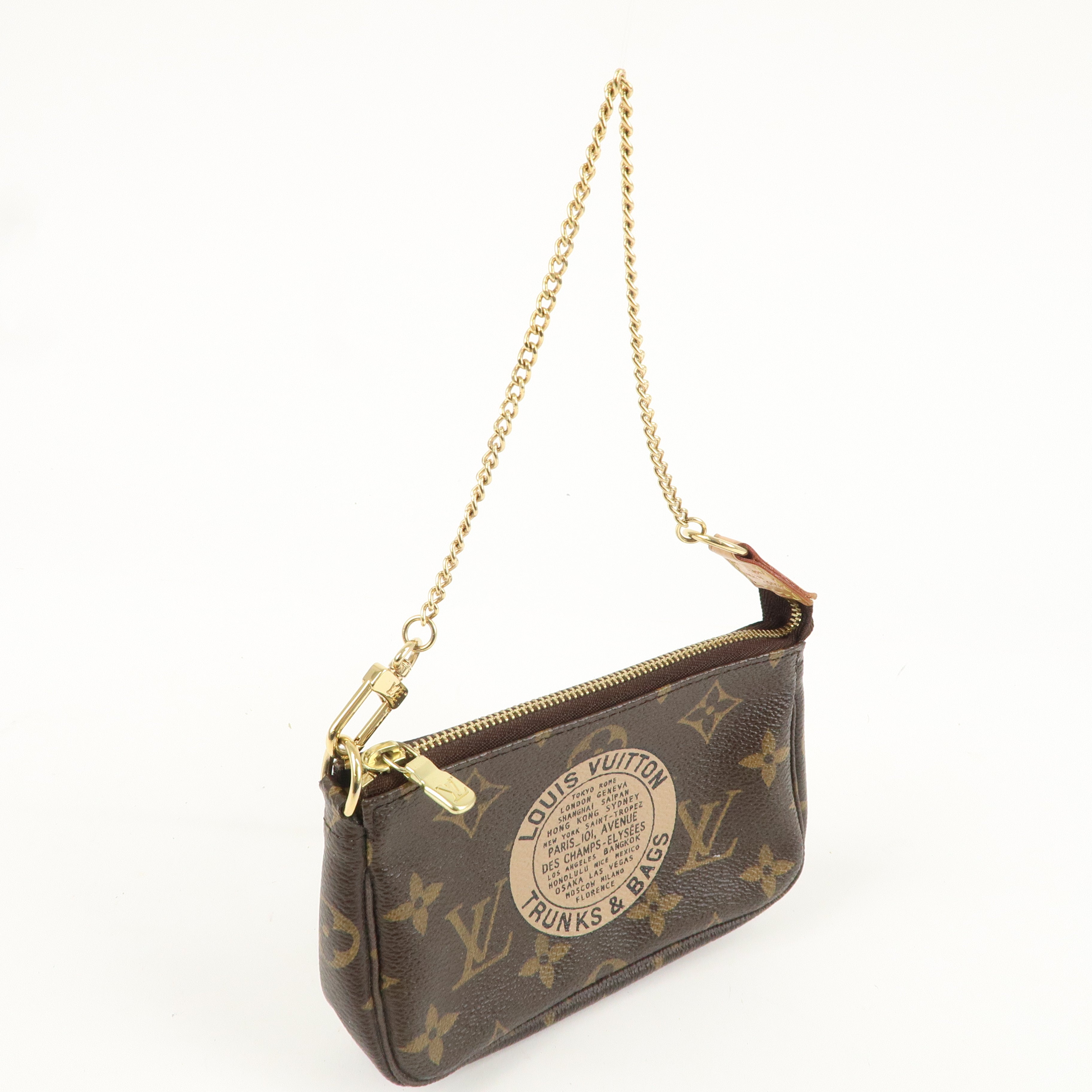 Louis Vuitton Monogram T&B Mini Pochette Accessoires Pouch M60153