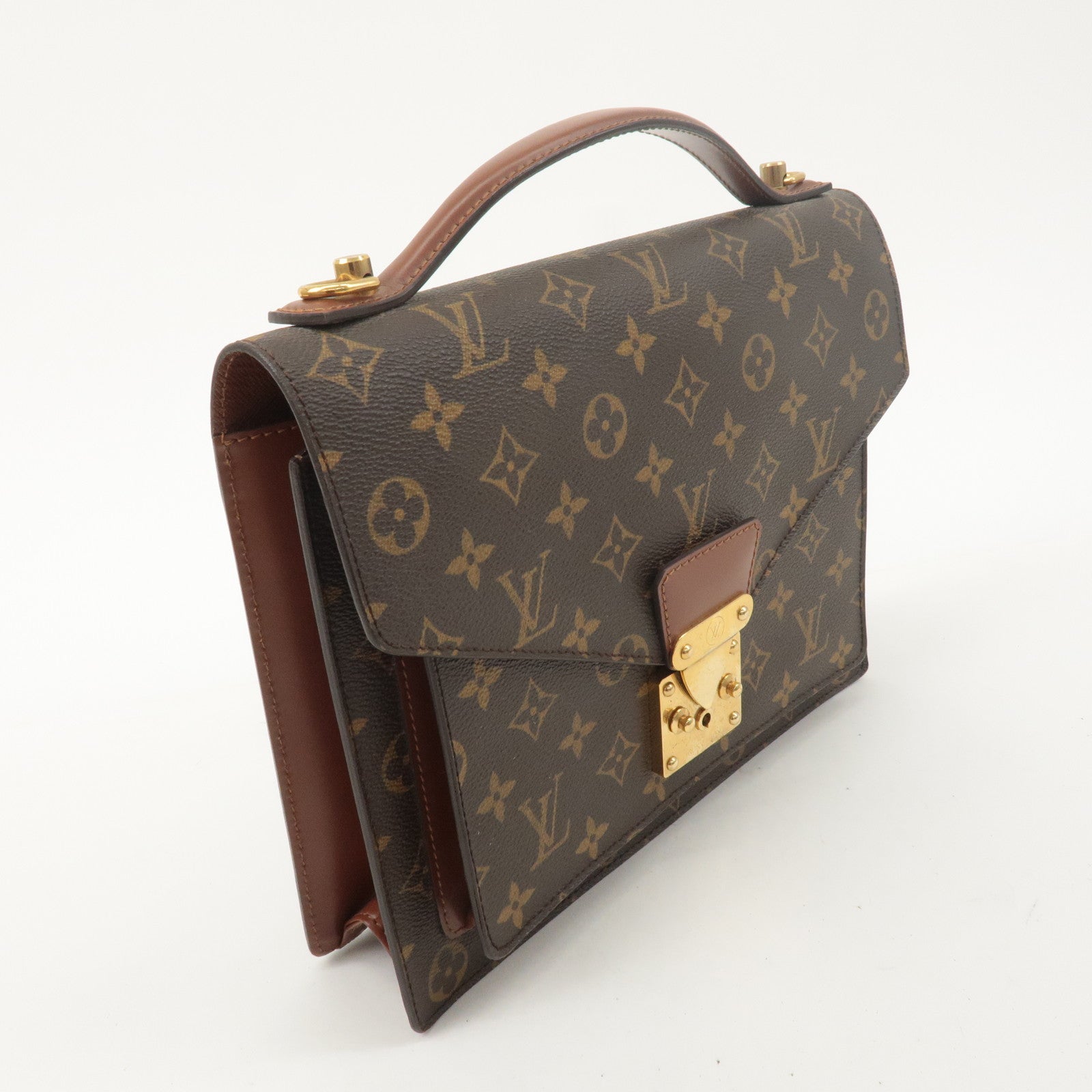 Louis Vuitton Monogram Monceau 28 Hand Bag Brief Case M51185