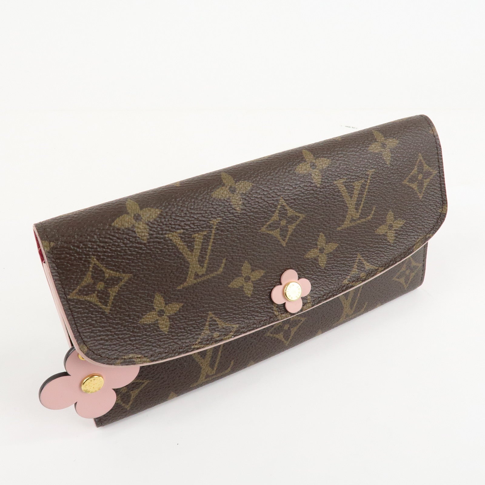 Louis Vuitton Monogram Portefeuille Emily Flower Wallet M64202 Used