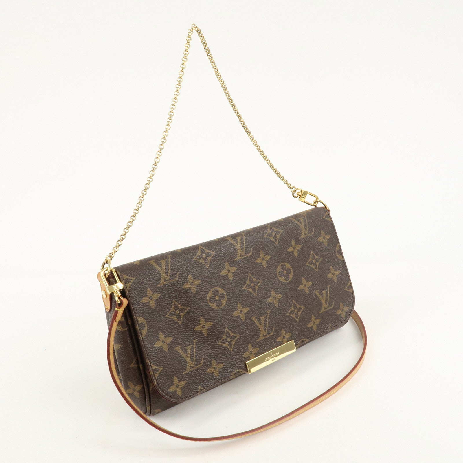 Louis Vuitton Monogram Favorite MM 2Way Shoulder Bag M40718 Used