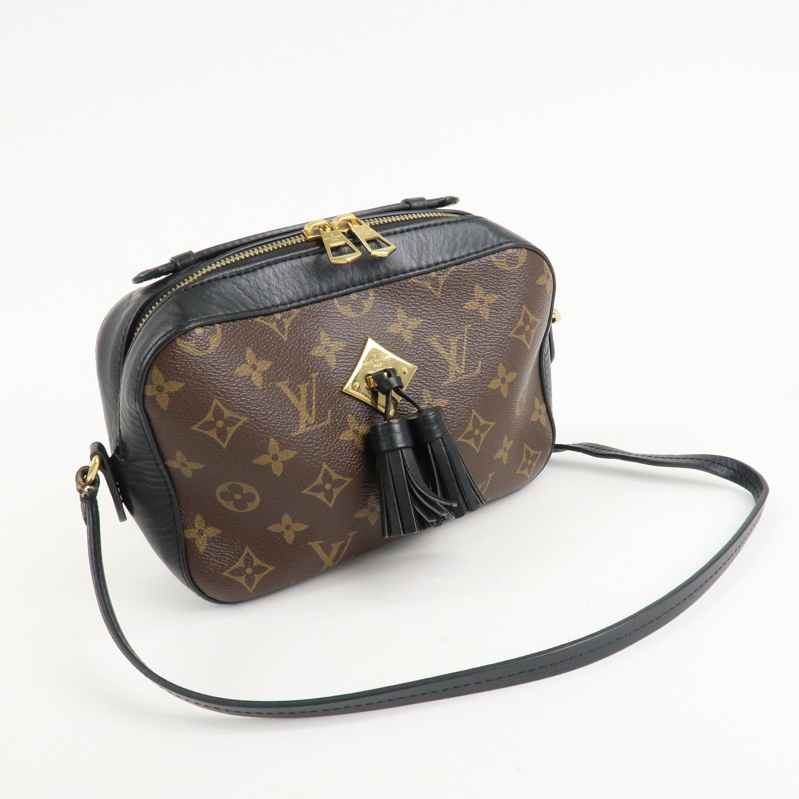 Louis Vuitton Monogram Saintonge Shoulder Bag Brown M43555 Used