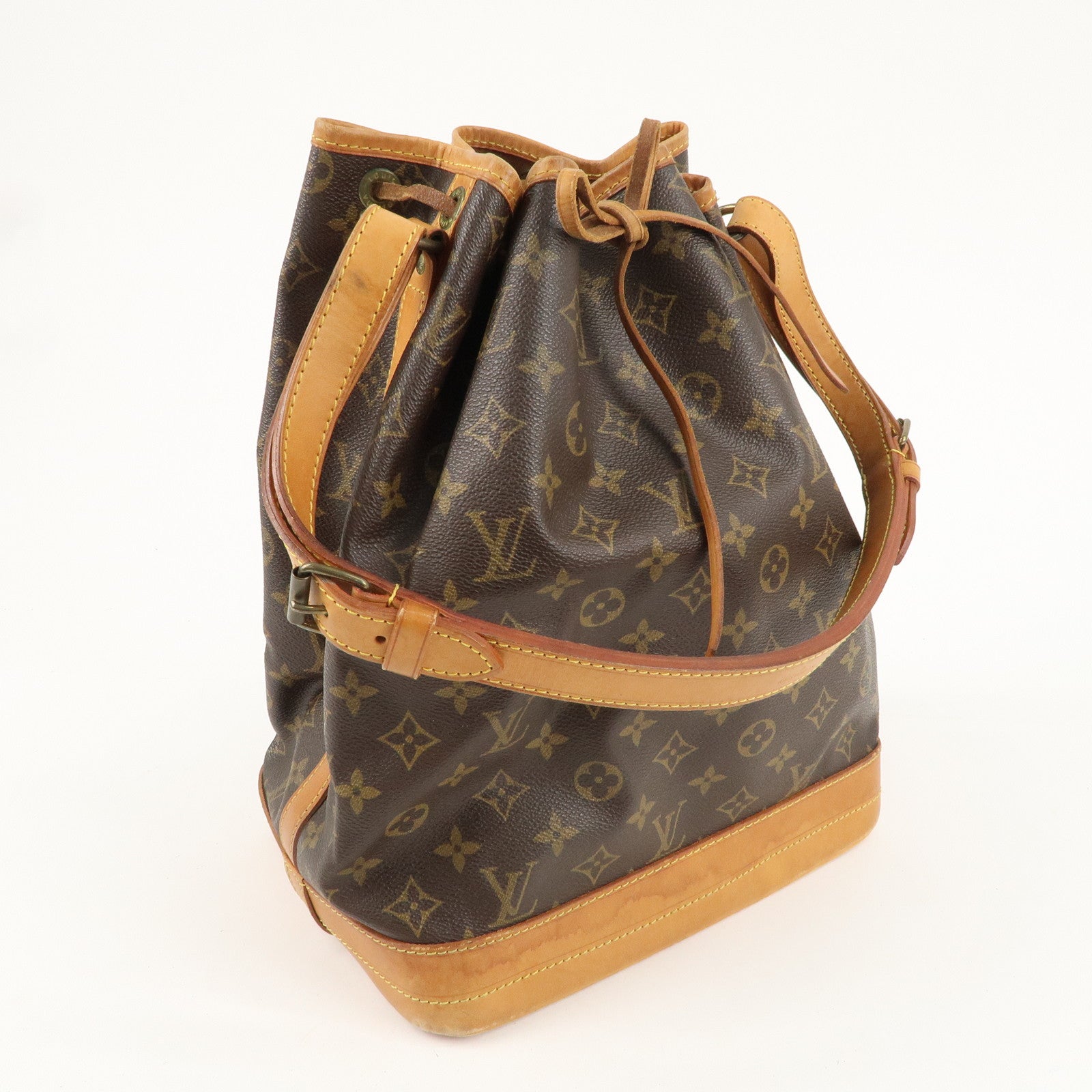 Louis Vuitton Monogram Noe Shoulder Bag Hand Bag Brown M42224