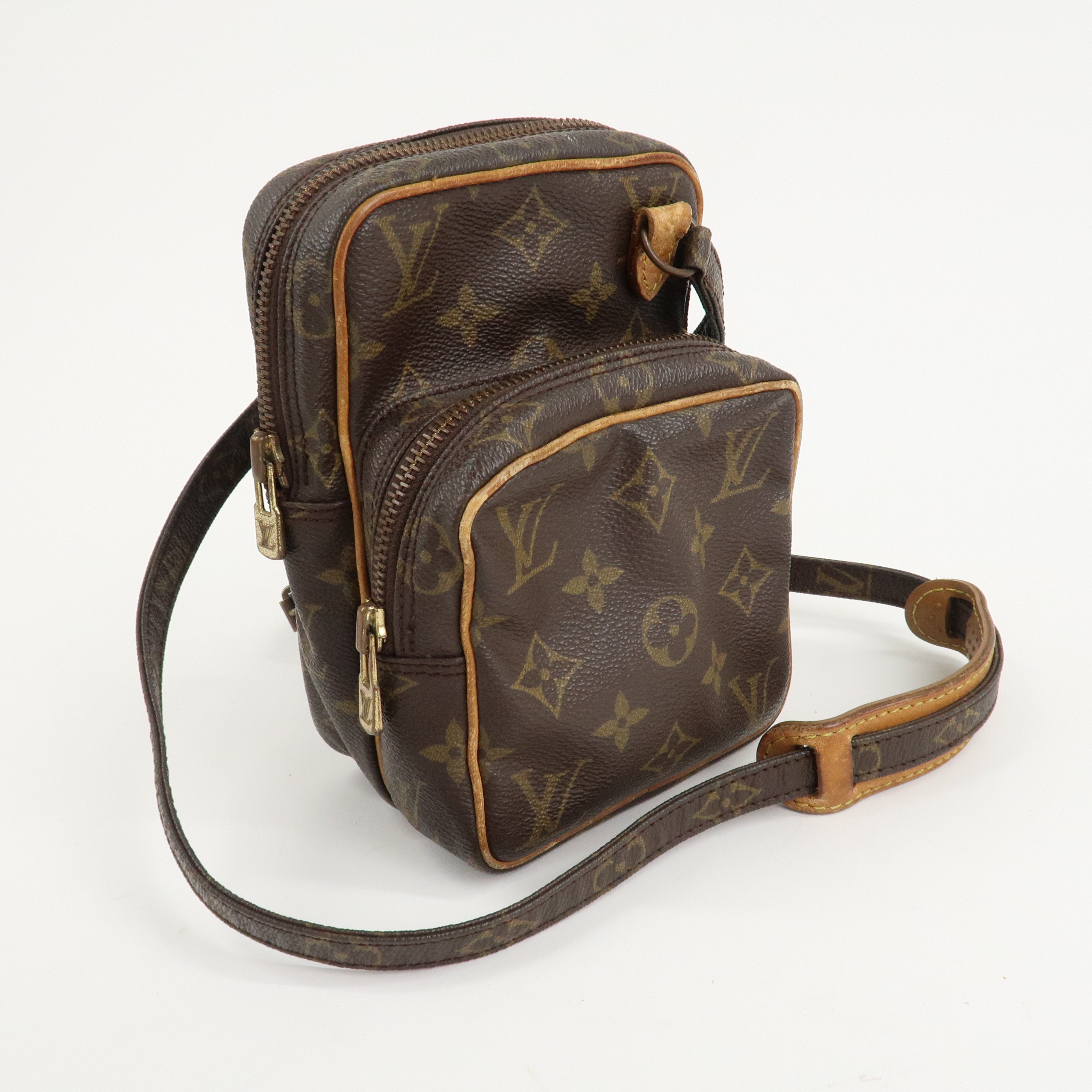 Louis Vuitton Monogram Mini Amazone Shoulder Bag Brown M45238 Used