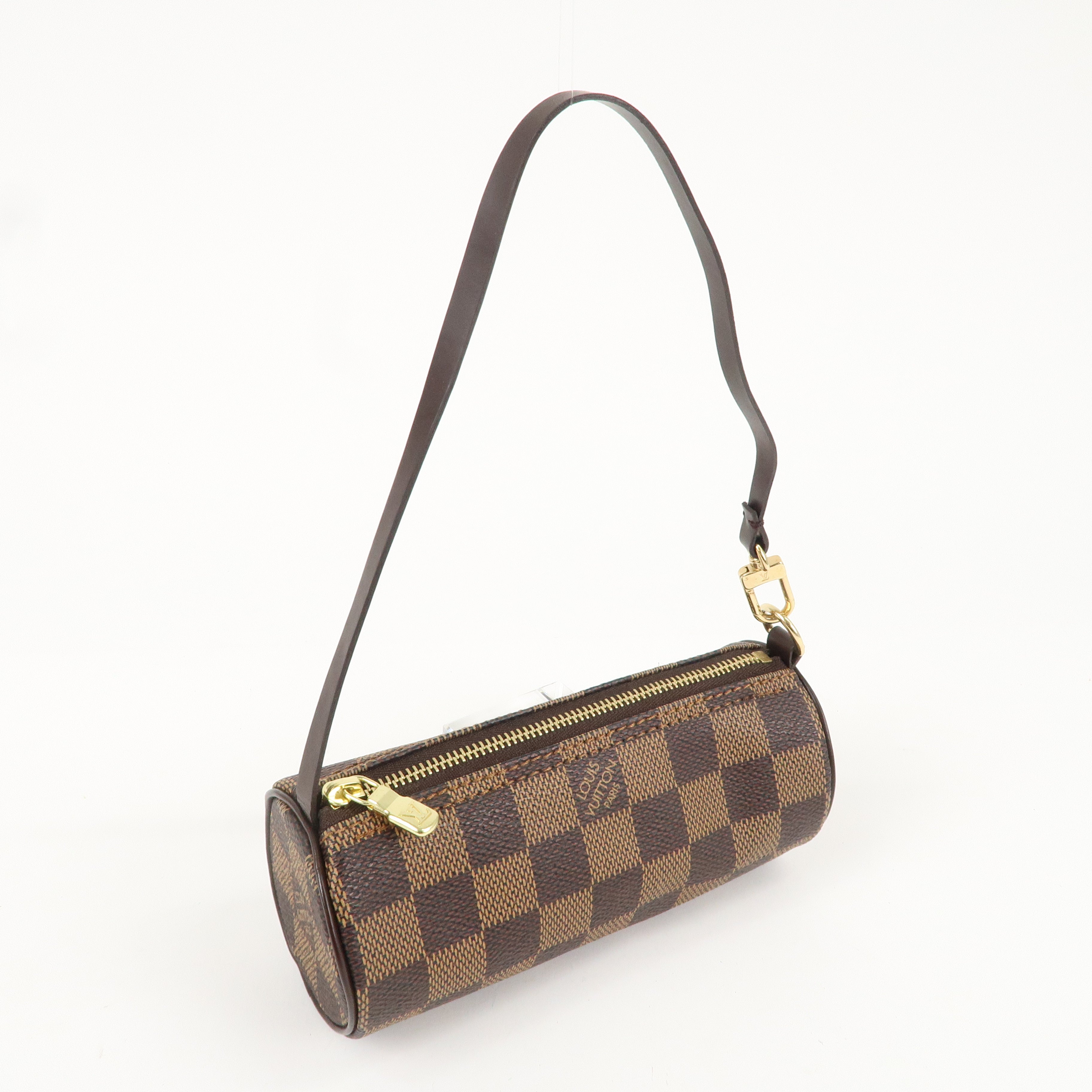 Louis Vuitton Damier Mini Pouch For Papillon Bag Brown