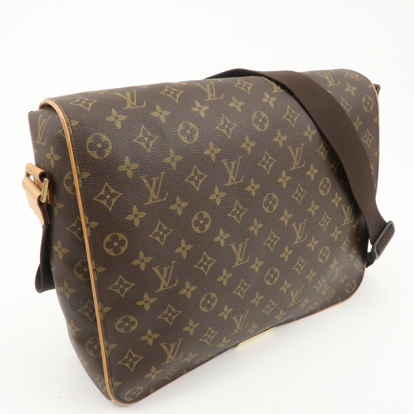 Louis Vuitton Monogram Abbesses Messenger Bag Brown M45257