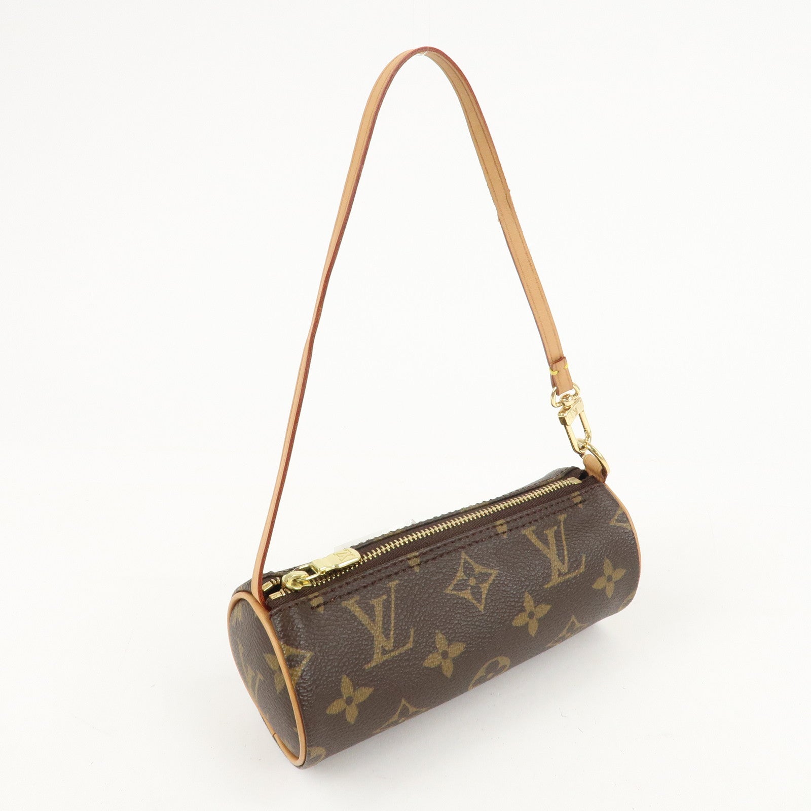 Louis Vuitton Monogram Mini Pouch for Papillon Bag Brown Used