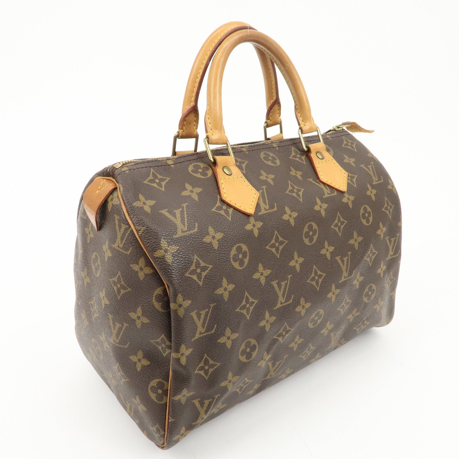 Louis Vuitton Monogram Speedy 30 Hand Bag Boston Bag M41526 Used