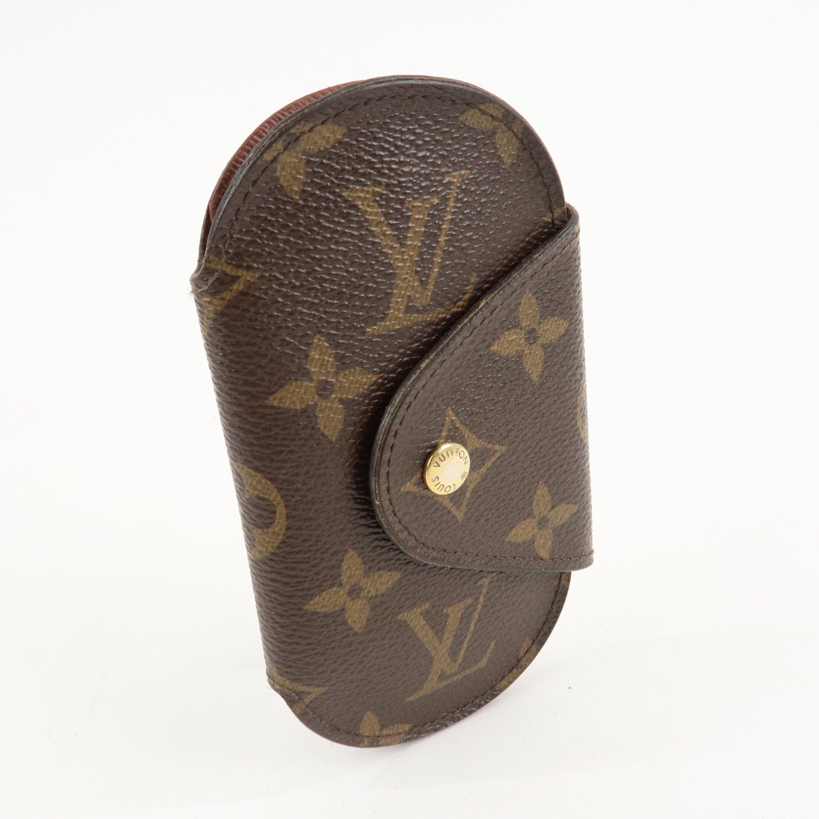 Louis Vuitton Monogram Rond GM Key Case Brown M60116 Used