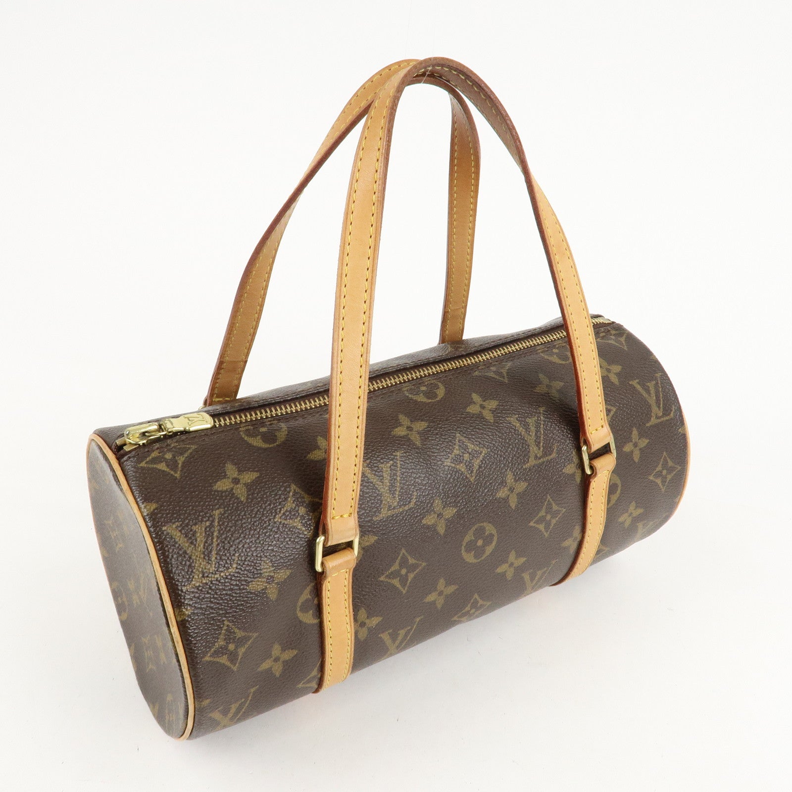 Louis Vuitton Monogram Papillon 26 Hand Bag Brown M51386 Used