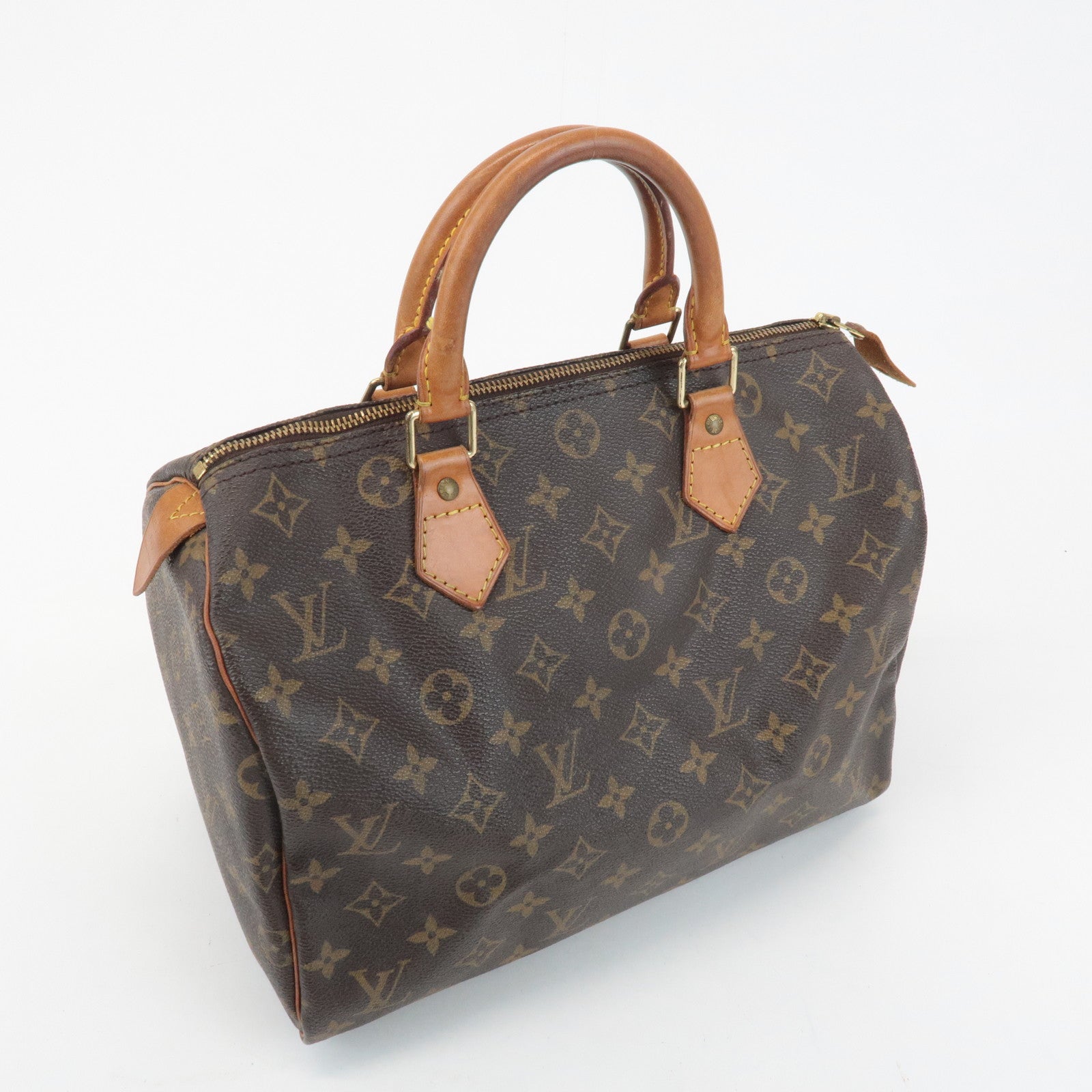 Louis Vuitton Monogram Speedy 30 Hand Bag Boston Bag M41526 Used