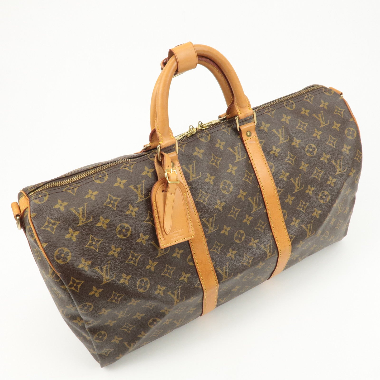 Louis Vuitton Monogram Keep All 50 Boston Bag M41416 Used