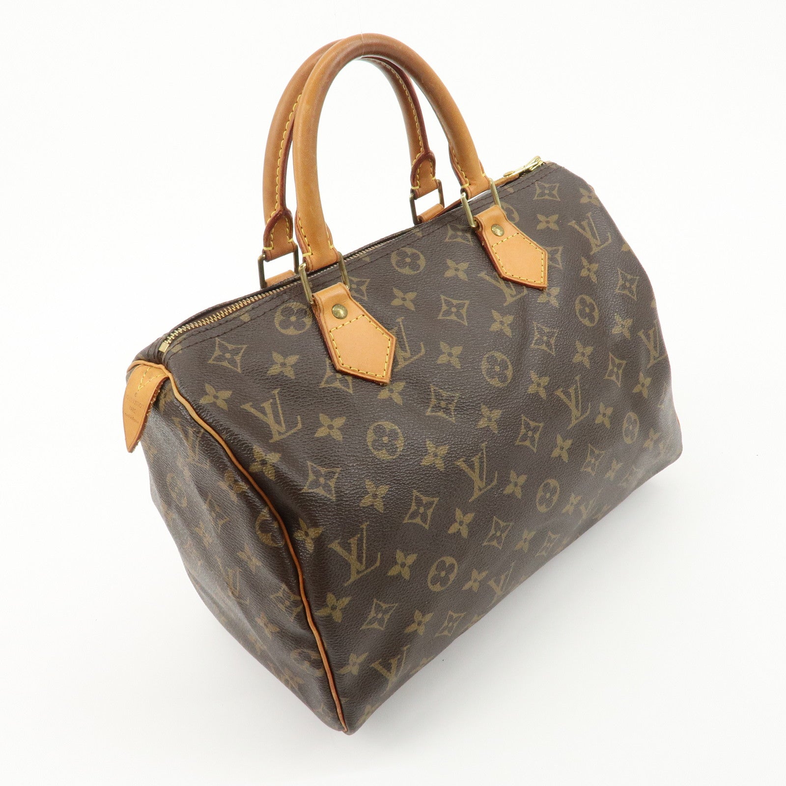 Louis Vuitton Monogram Speedy 30 Hand Bag Boston Bag M41526 Used