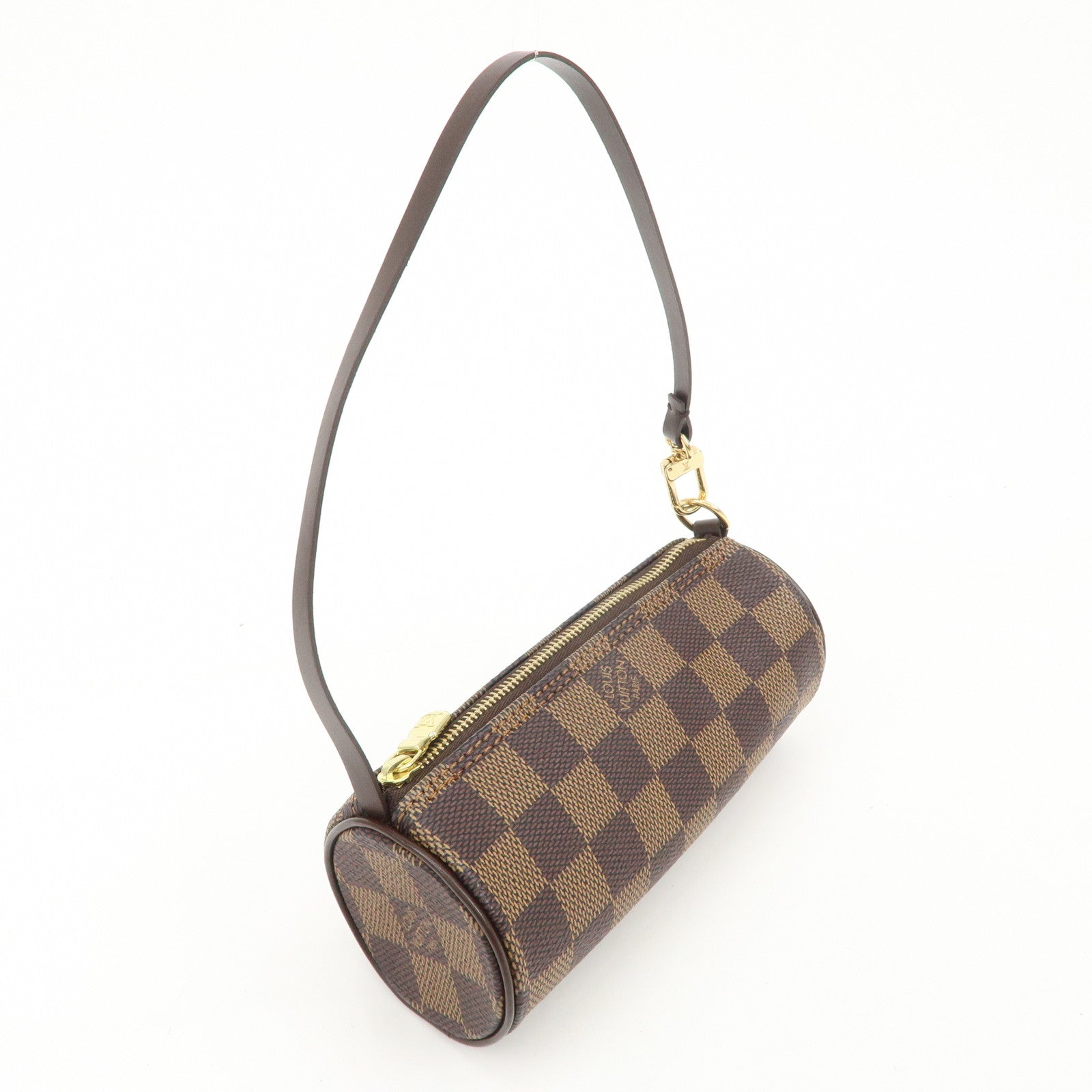 Louis Vuitton Damier Ebene Mini Pouch for Papillon Bag Brown