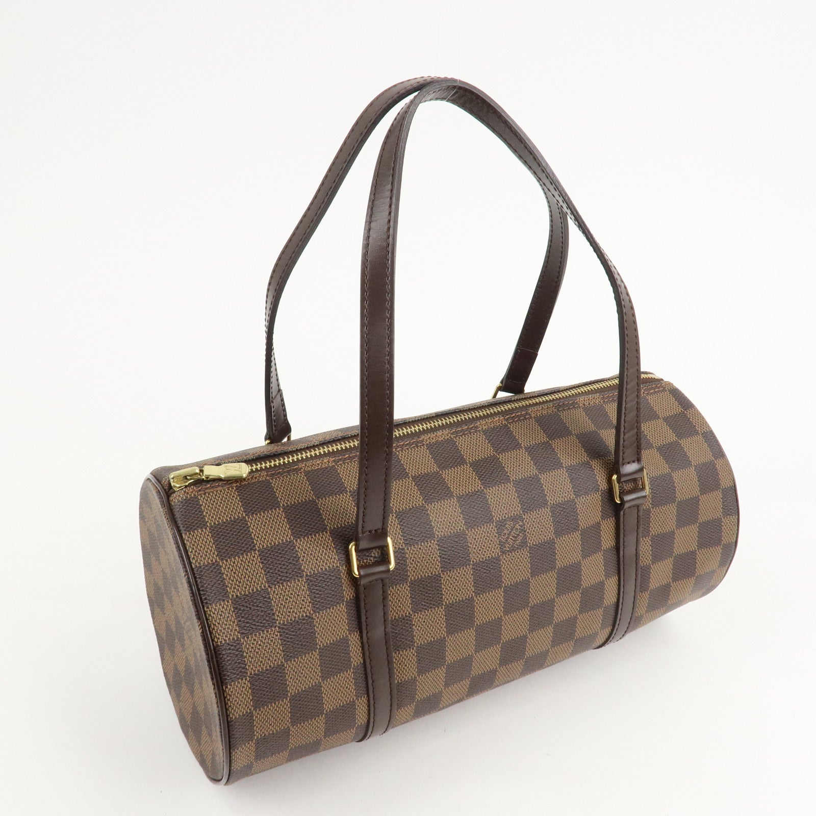 Louis Vuitton Damier Ebene Papillon 30 Hand Bag Brown N51303