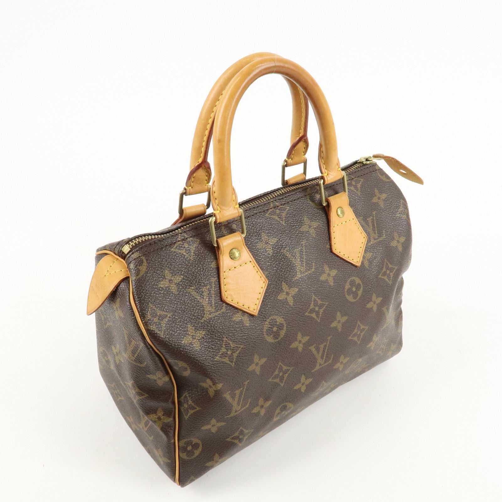 Louis Vuitton Monogram Speedy 25 Hand Bag Boston Bag M41528 Used