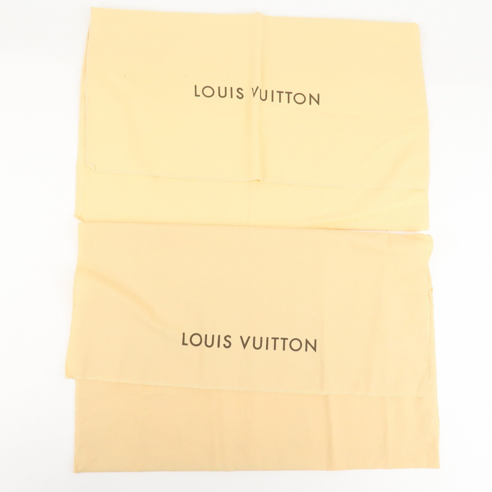 Louis Vuitton Set Of 10 Dust Bag Flap Style Beige Used