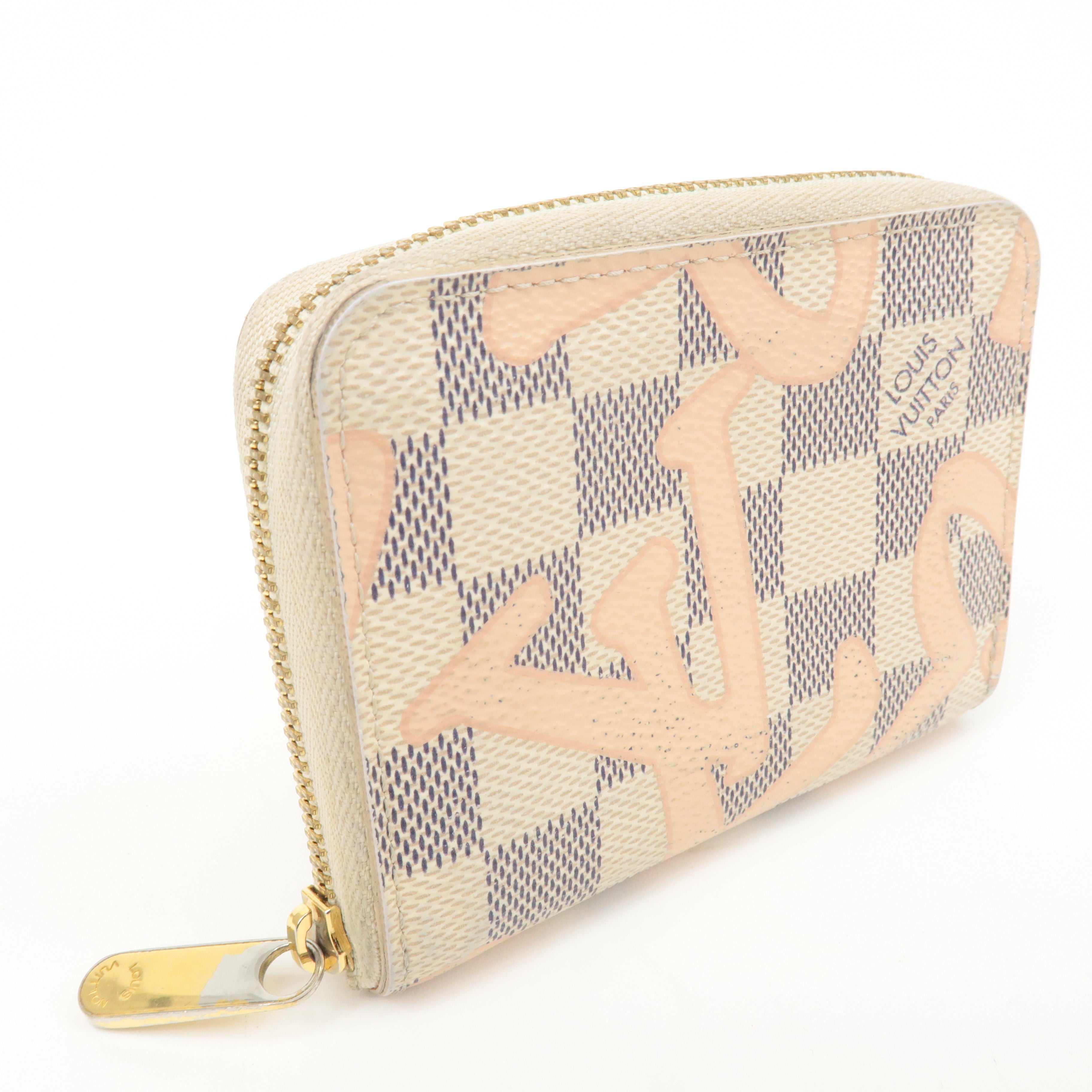 Louis Vuitton Damier Azur Tahiti Zippy Coin Purse Case N60098