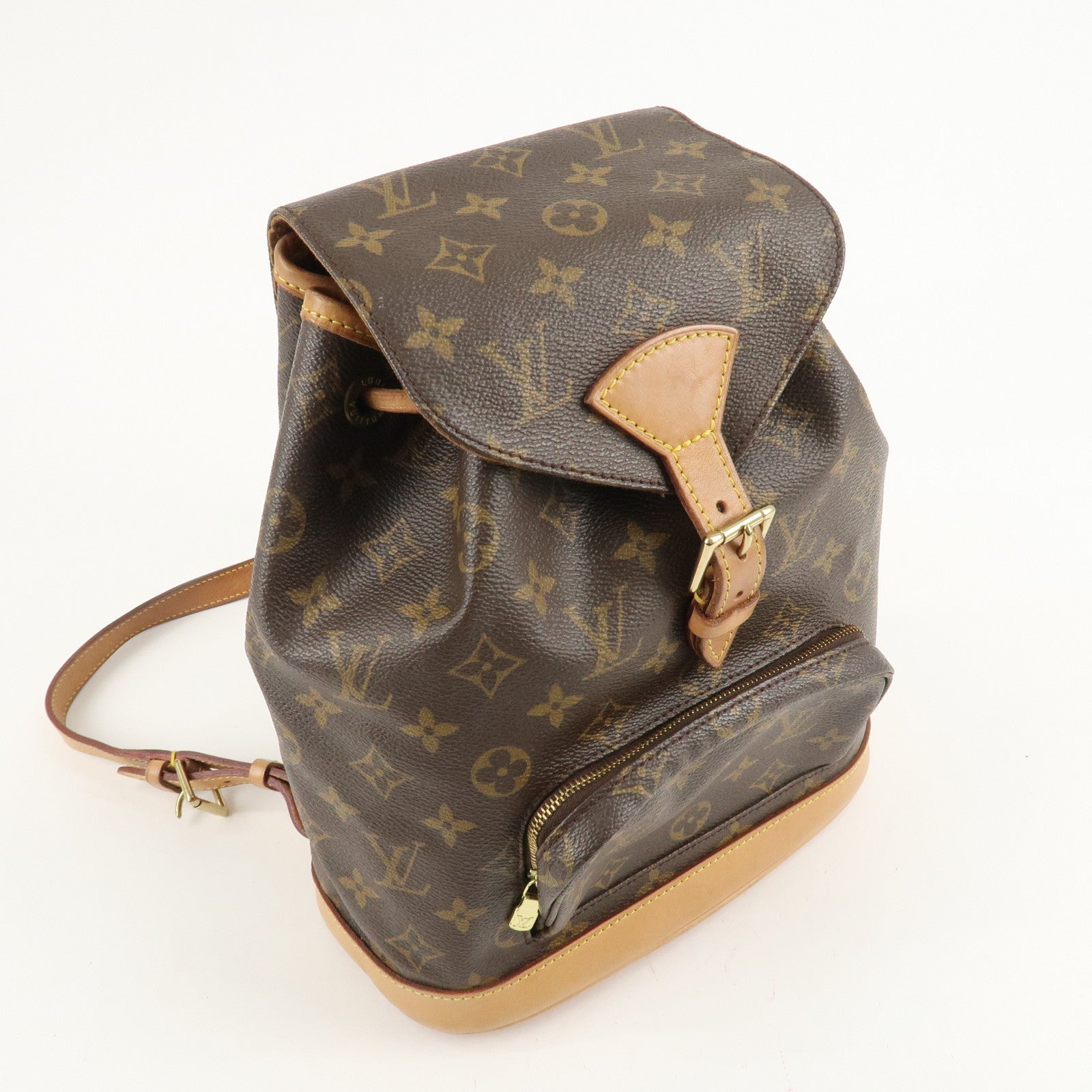 Louis Vuitton Monogram Montsouris MM Back Pack M51136 Used