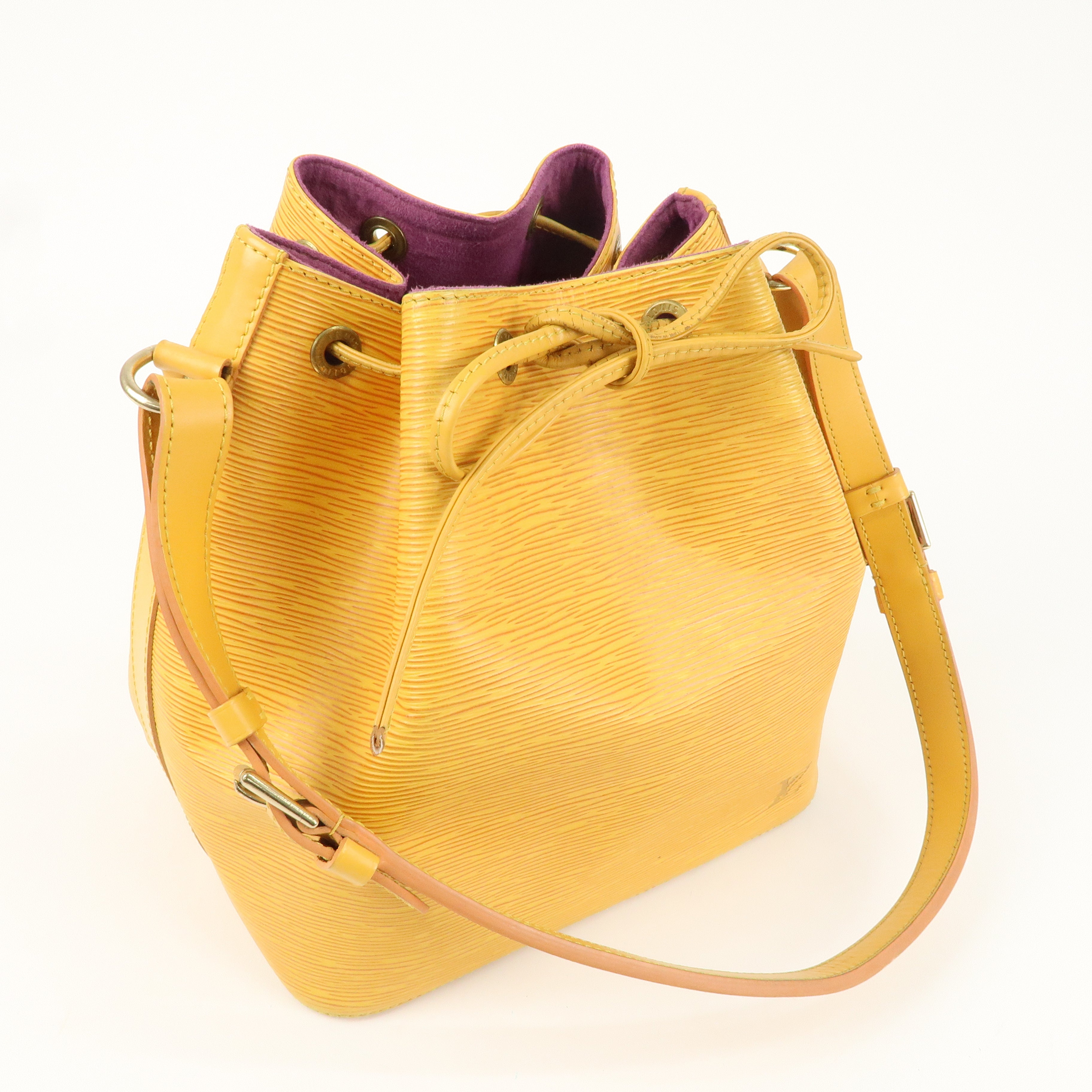 Louis Vuitton Epi Petit Noe Shoulder Bag Tassili Yellow M44109