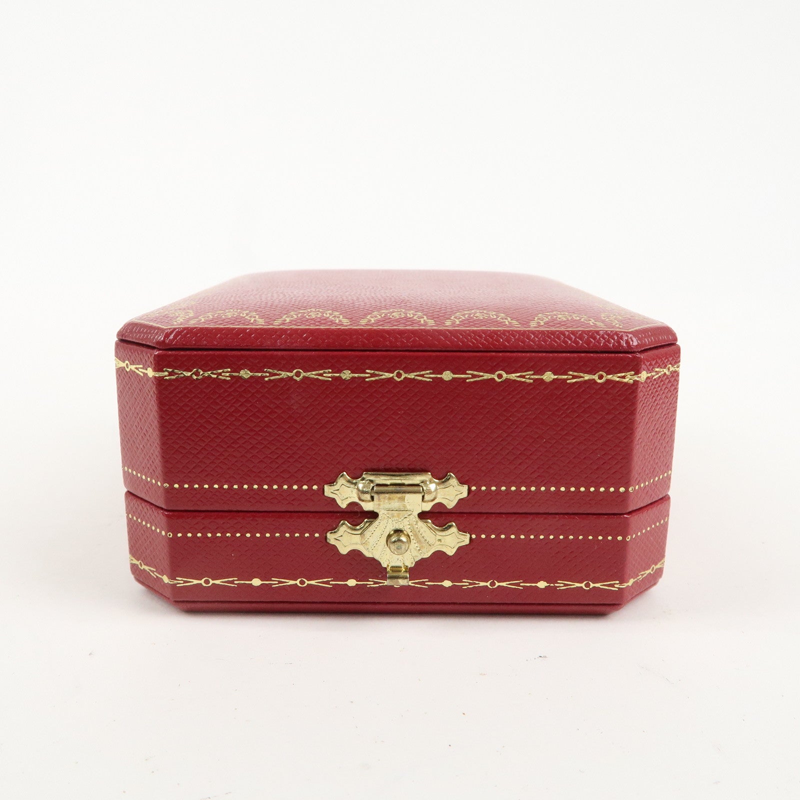 Cartier Set of 3 Pair Ring Box Display Box Jewelry Box Red