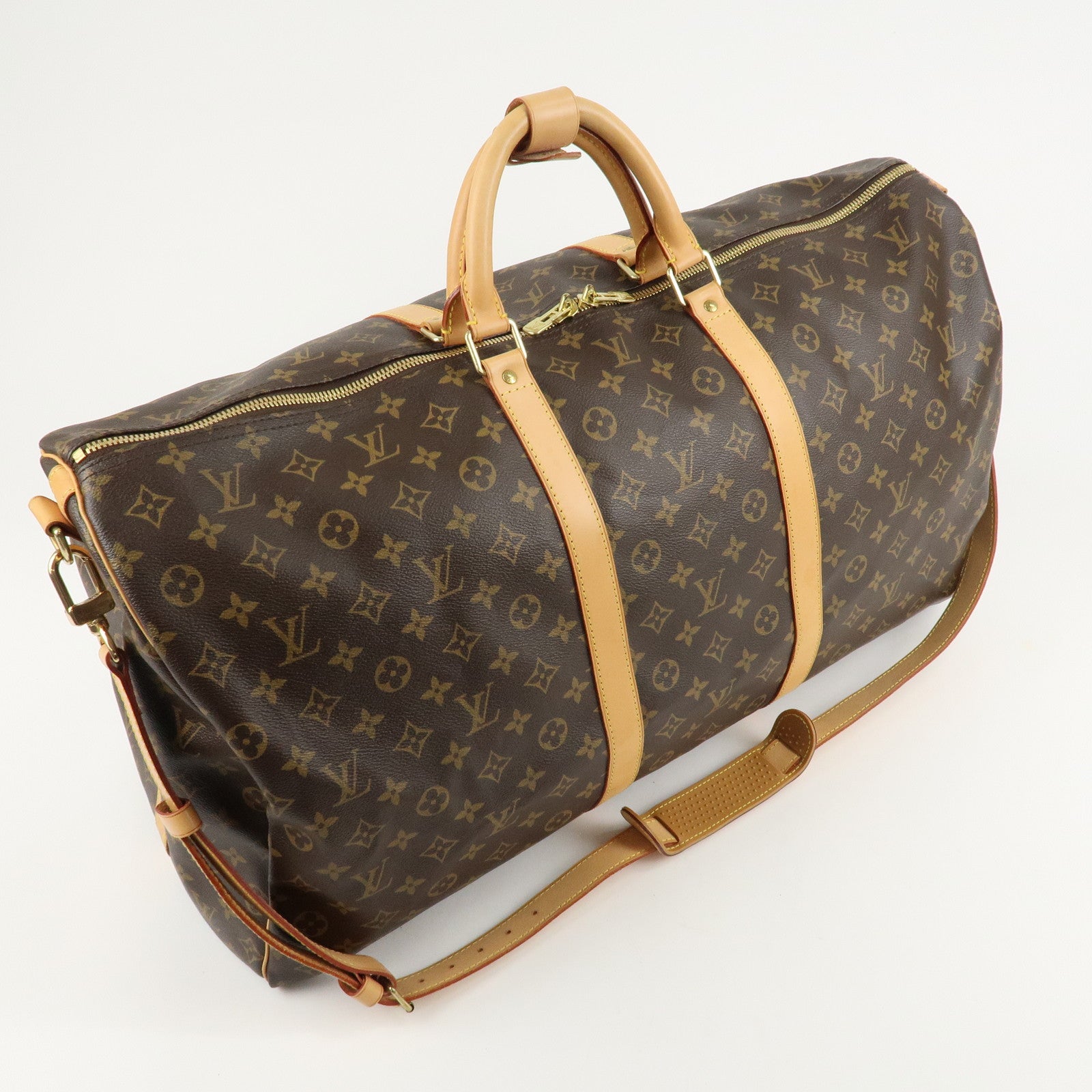 Louis Vuitton Monogram Keep All Bandouliere 60 Bag M41412