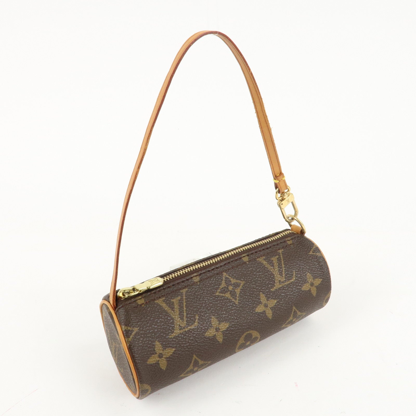 Louis Vuitton Monogram Mini Pouch for Papillon Bag New Style Brown Used