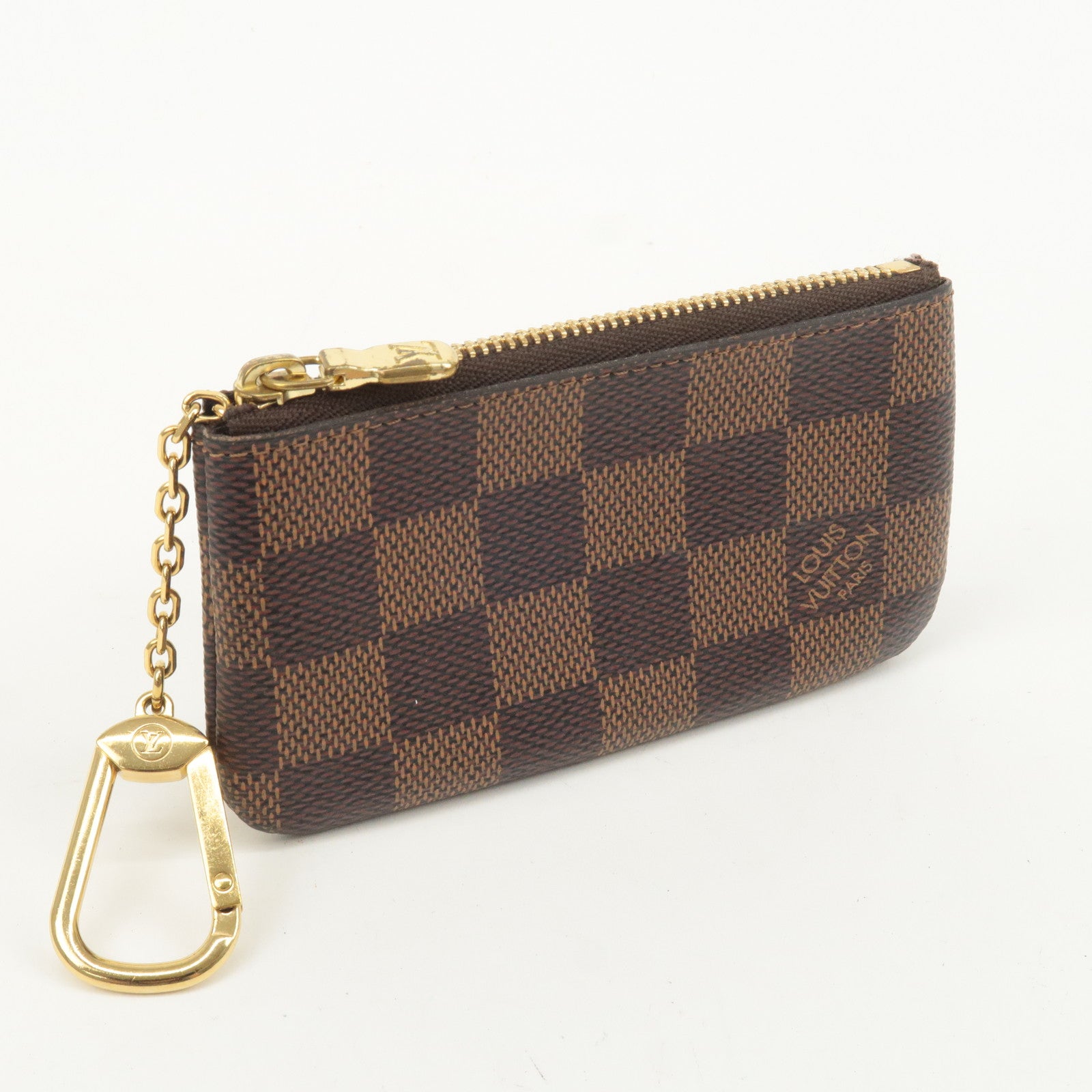 Louis Vuitton Damier Pochette Cles Coin Case Brown N62658