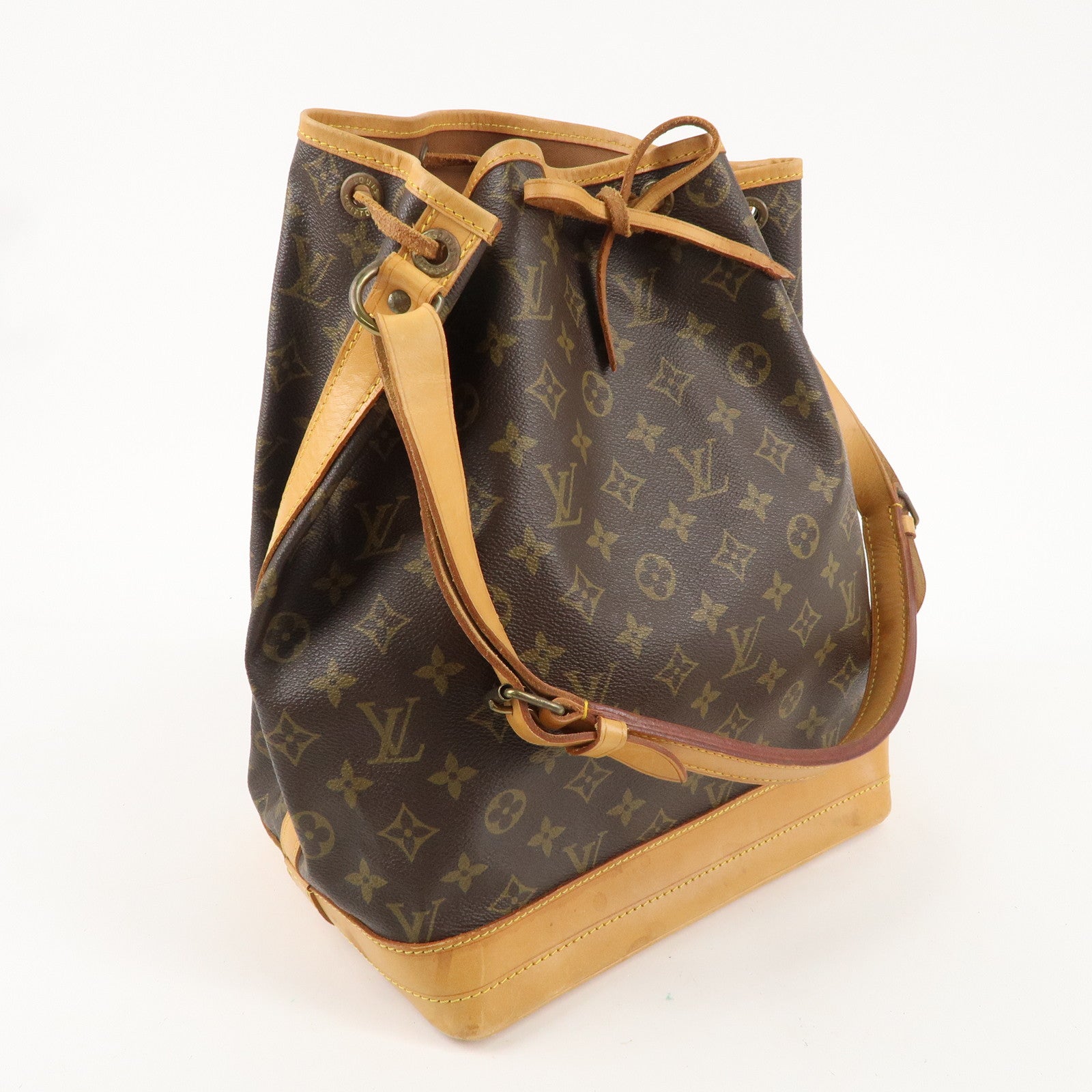 Louis Vuitton Monogram Noe Shoulder Bag Hand Bag Brown M42224