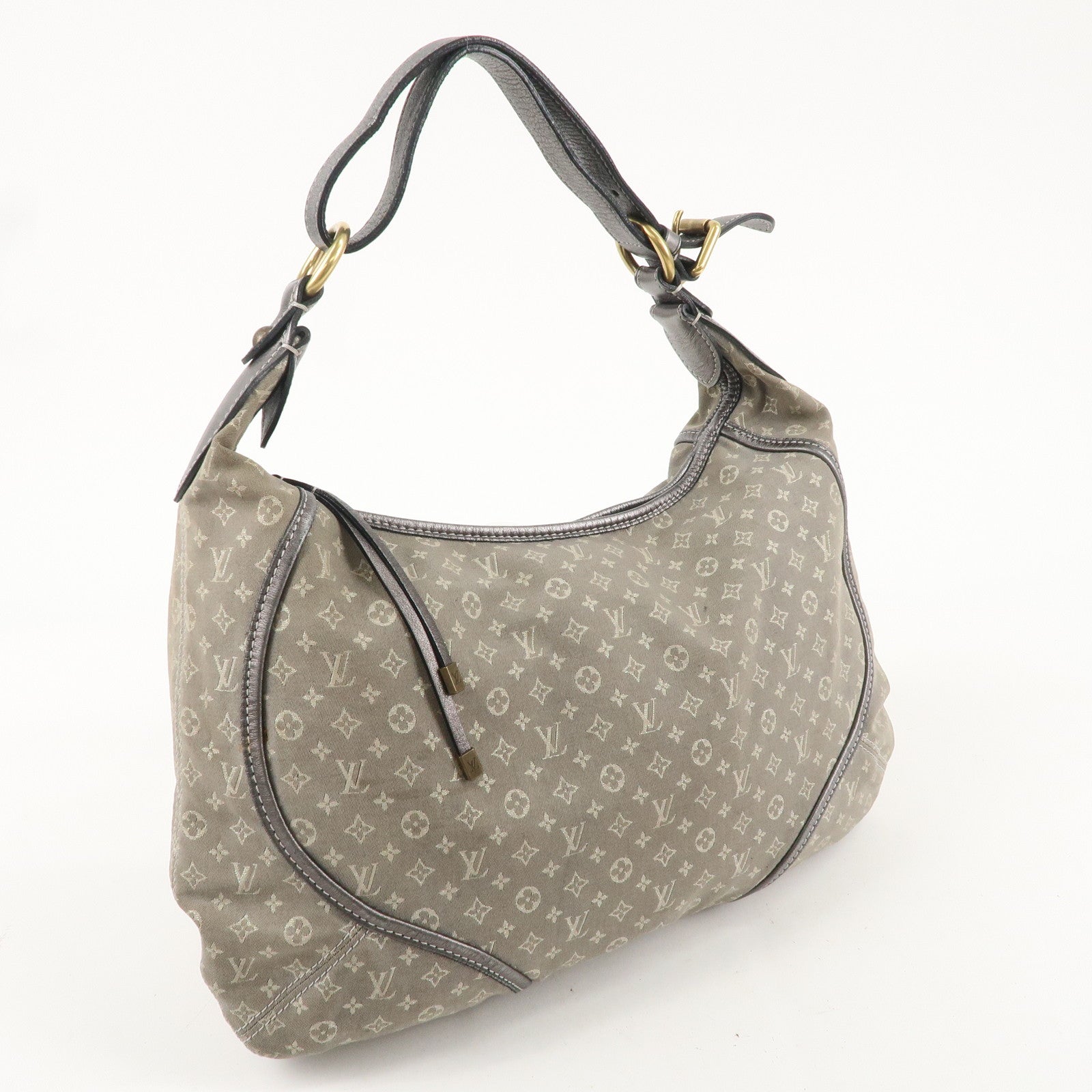 Louis Vuitton Monogram MiniLin Manon MM ShoulderBag Platine M95618