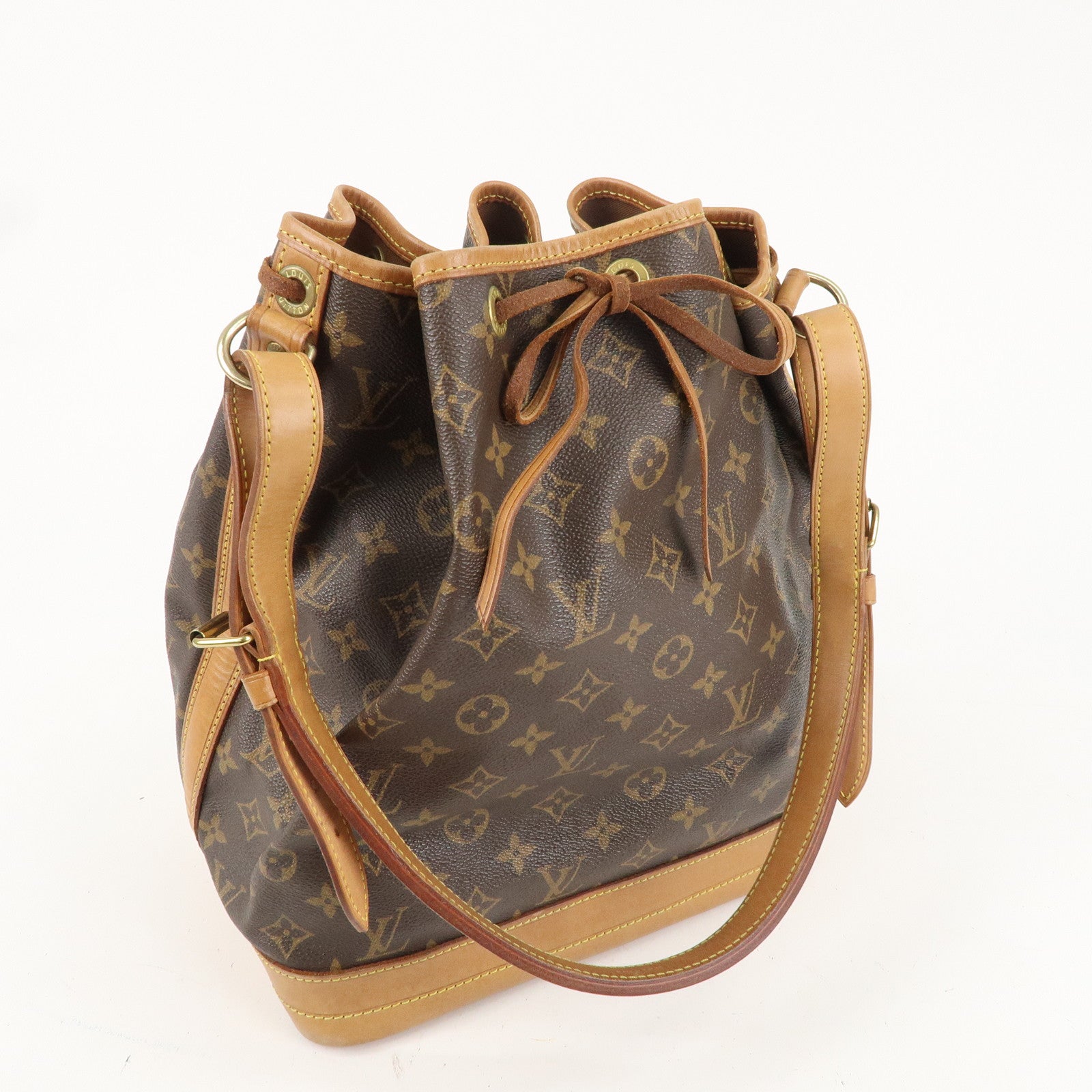 Louis Vuitton Monogram Noe Shoulder Bag Hand Bag Brown M42224