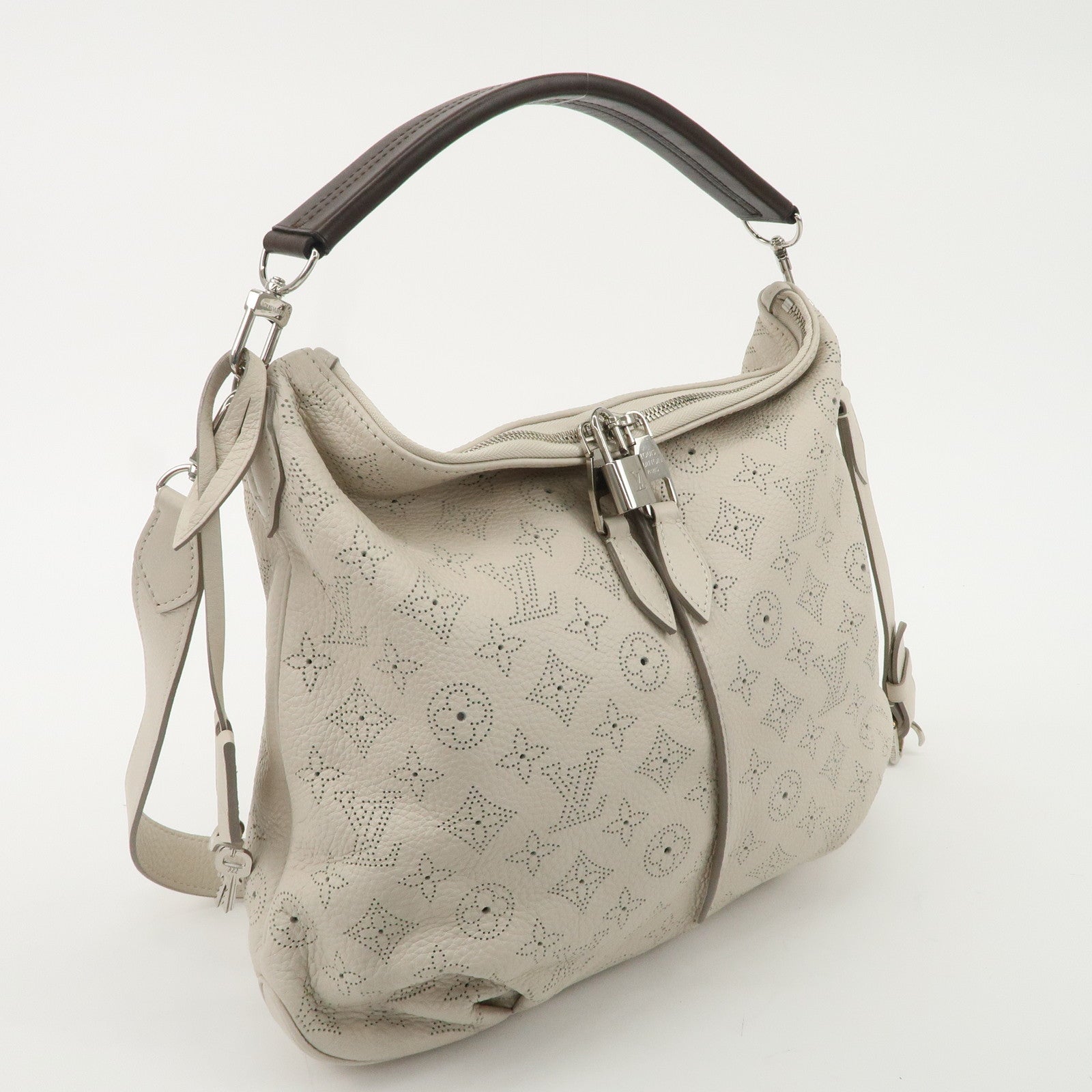 Louis Vuitton Monogram Mahina Selene PM Shoulder Bag Blanc M94275 Used