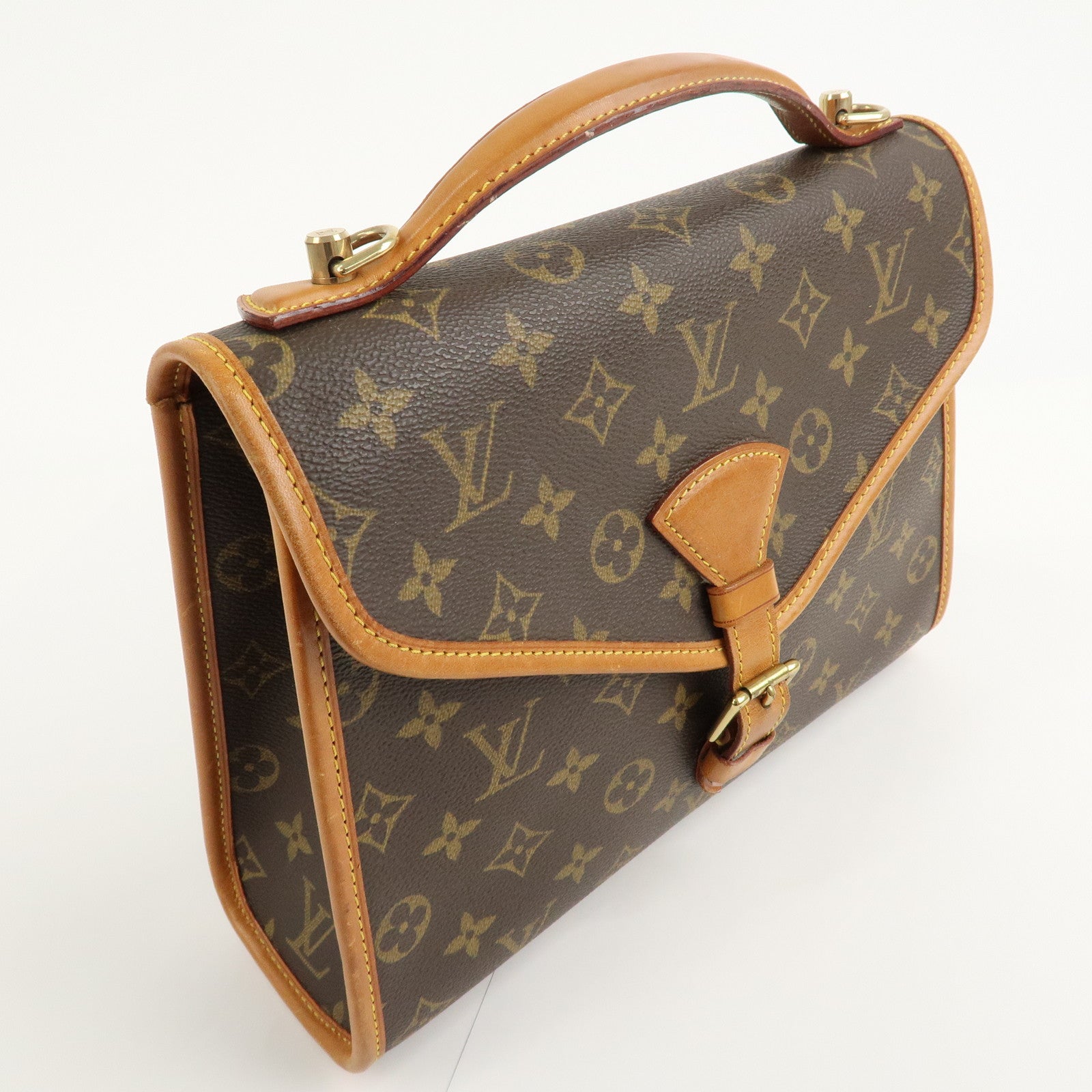 Louis Vuitton Monogram Bel Air Shoulder Bag Brown M51122