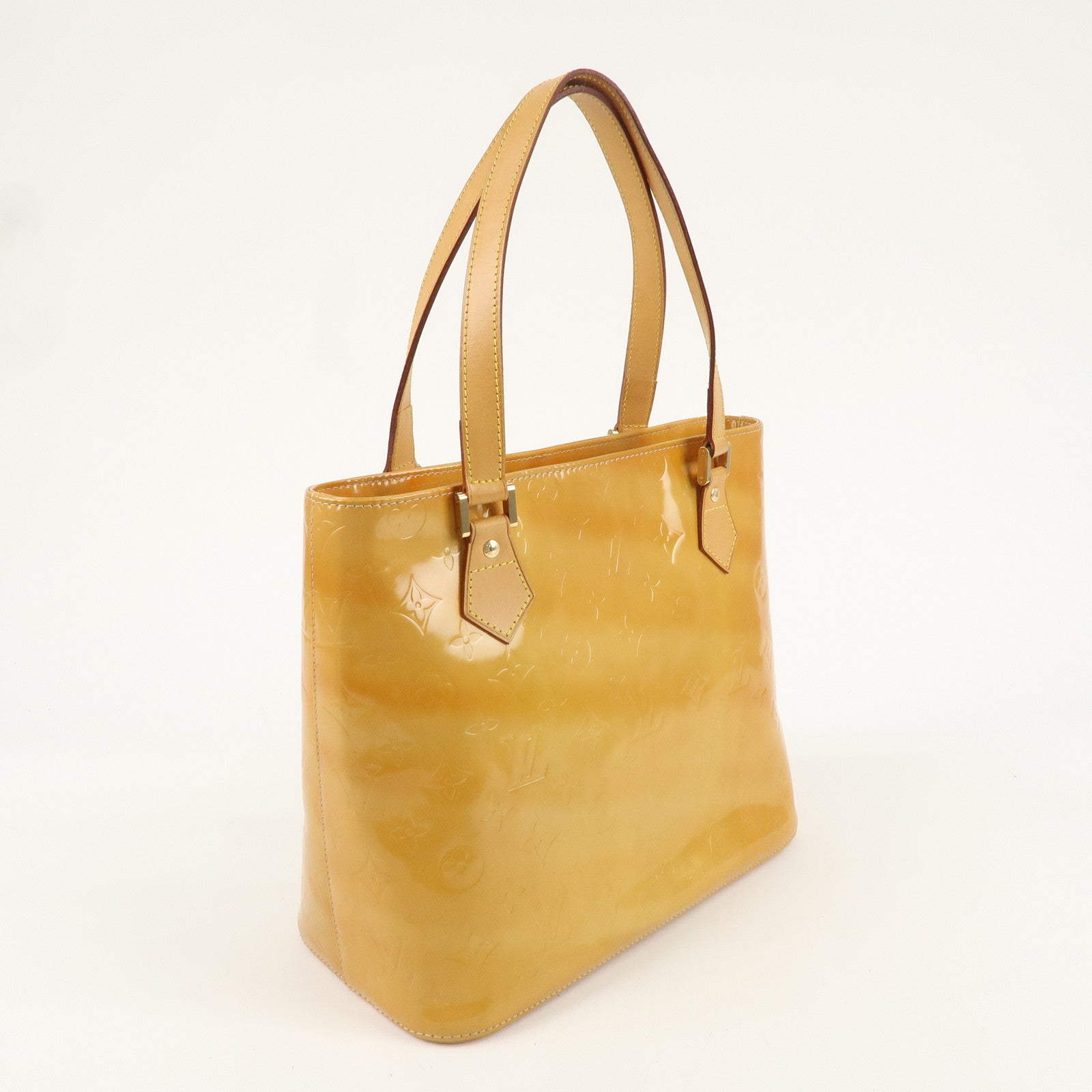 Louis Vuitton Monogram Vernis Houston Tote Bag Beige M91004