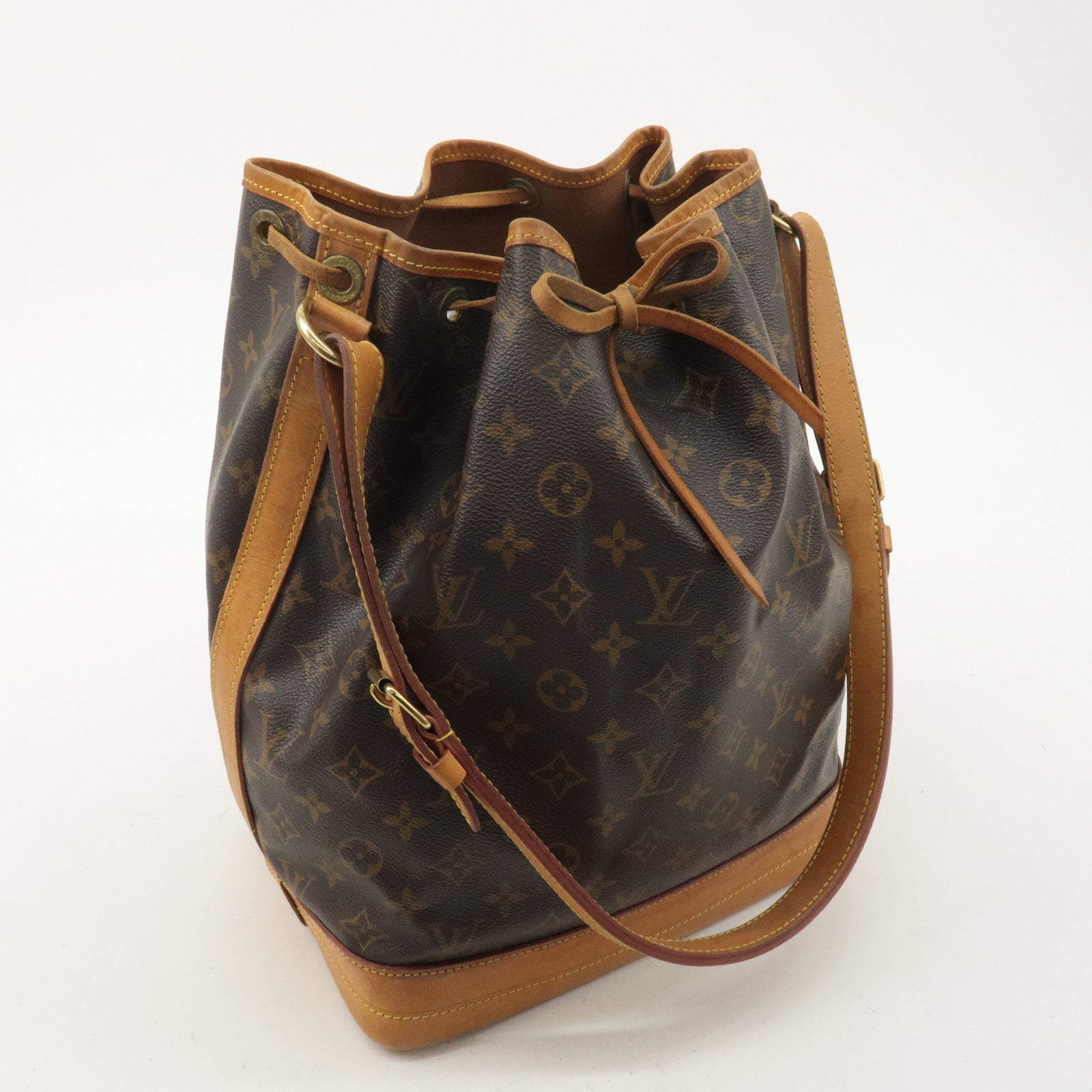 Louis Vuitton Monogram Noe Shoulder Bag Hand Bag Brown M42224