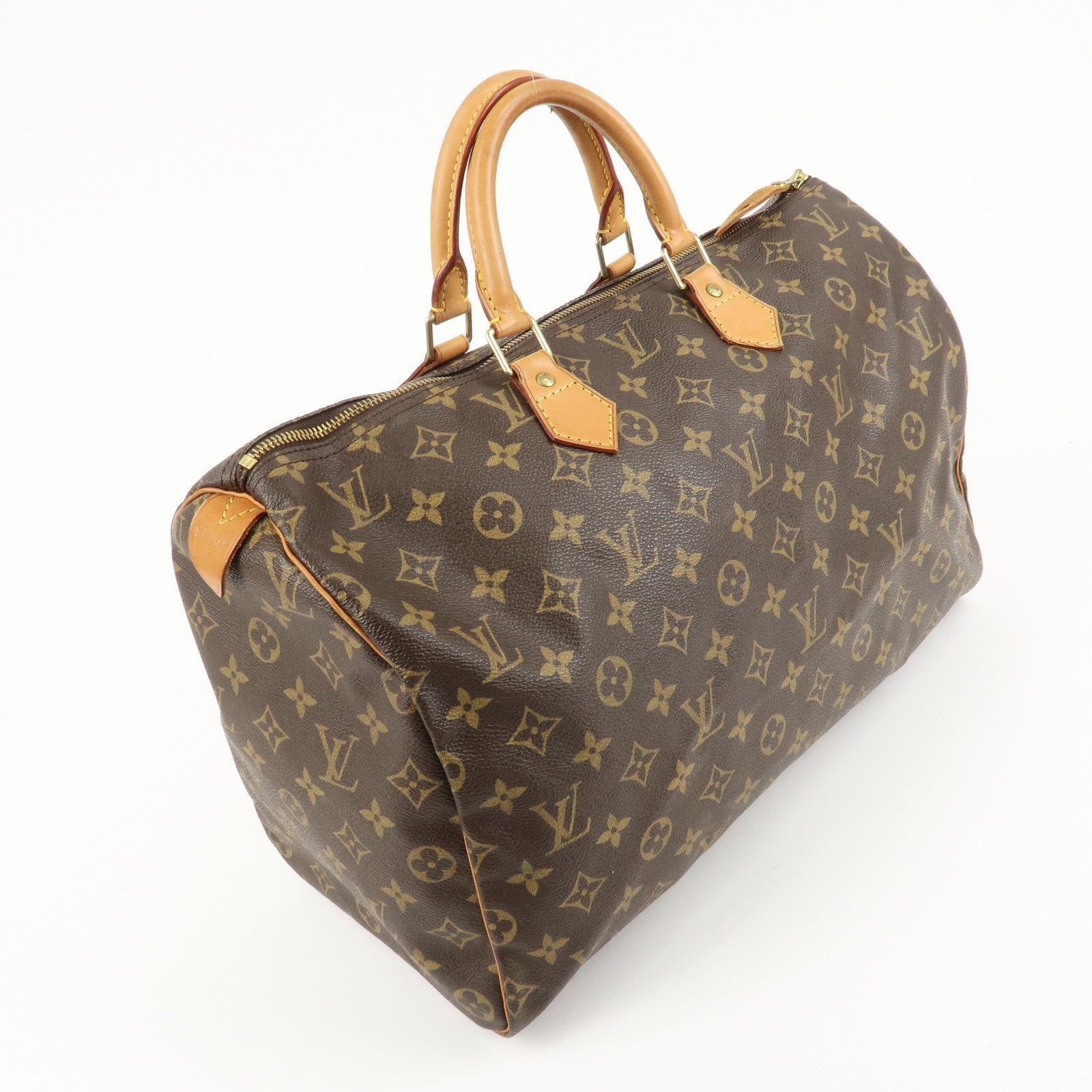 Louis Vuitton Monogram Speedy 40 Hand Bag Boston Bag M41522 Used