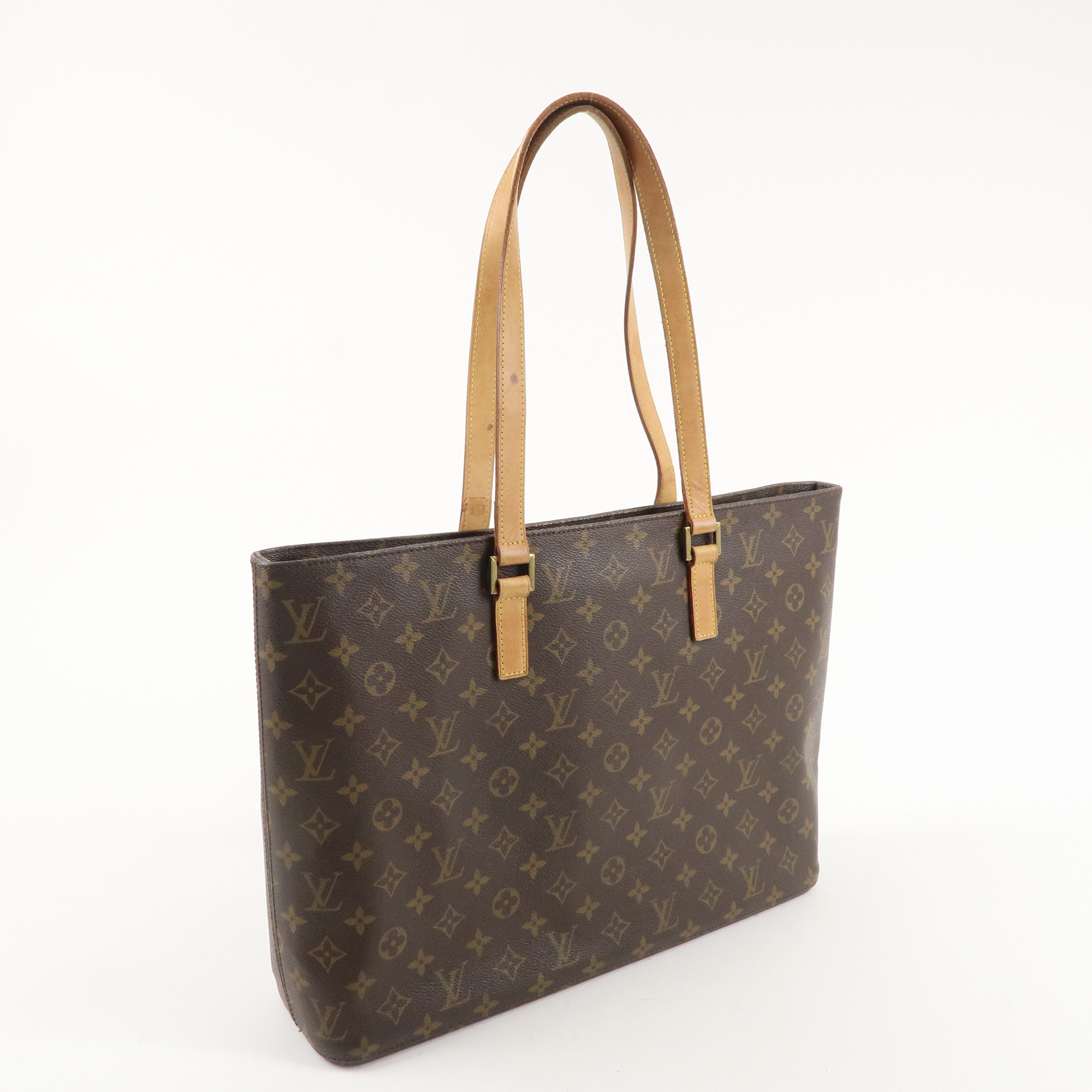 Louis Vuitton Monogram Luco Tote Bag Hand Bag Brown M51155