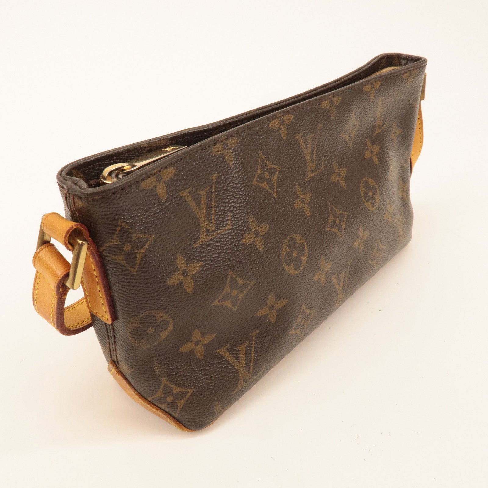 Louis Vuitton Monogram Trotteur Shoulder Bag Brown M51240