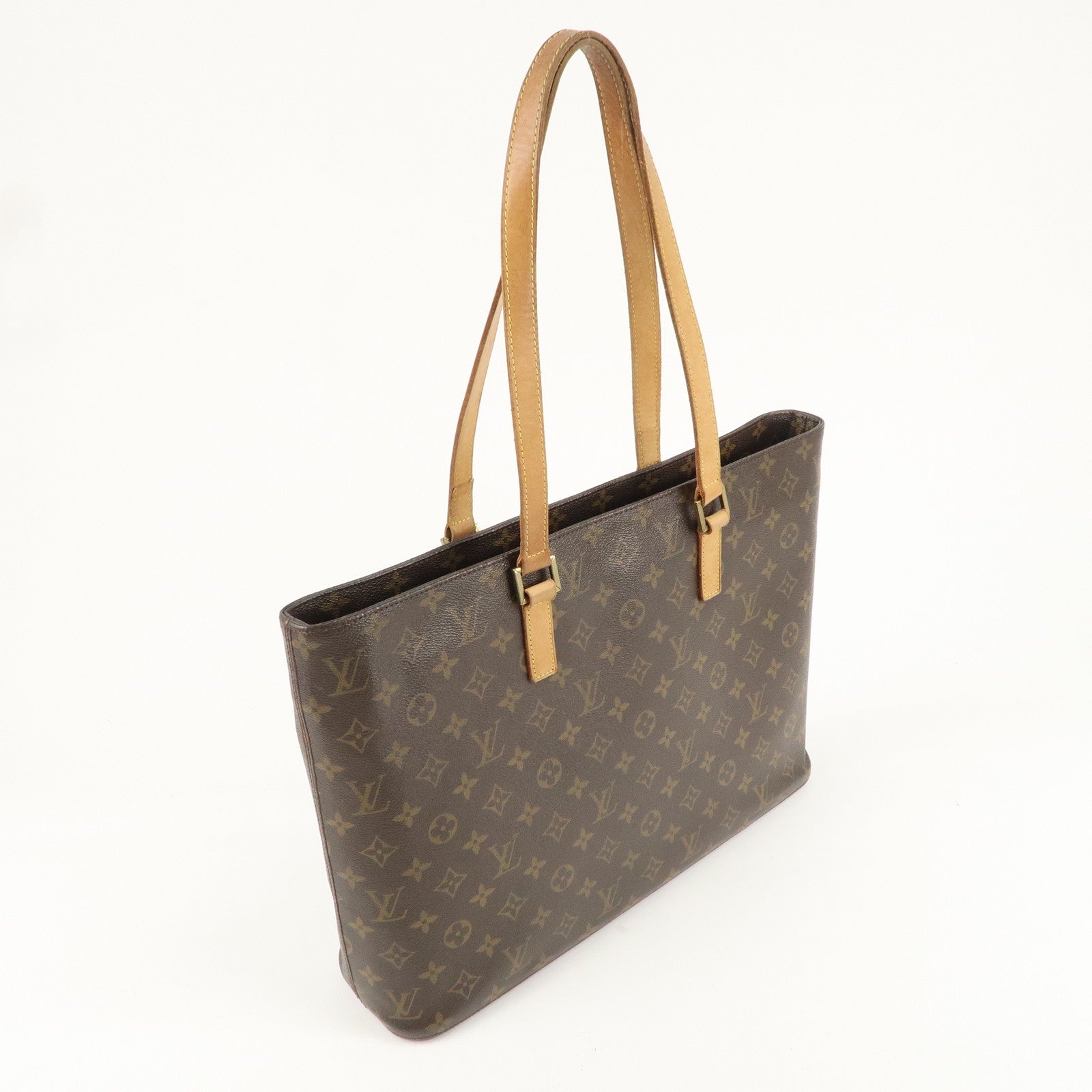 Louis Vuitton Monogram Luco Tote Bag Hand Bag Brown M51155