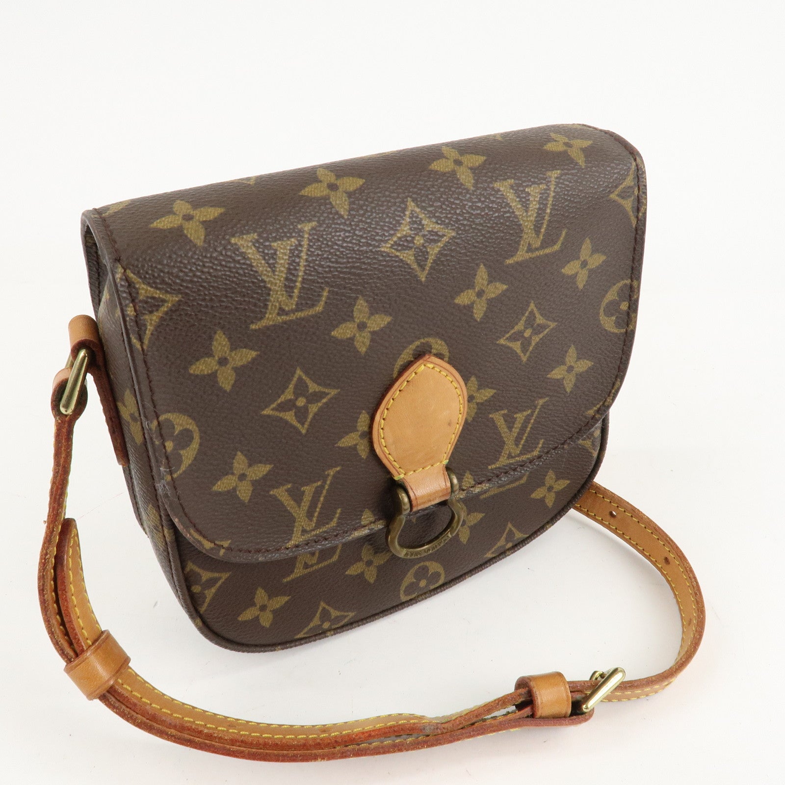 Louis Vuitton Monogram Mini Saint Cloud Shoulder Bag M51244 Used