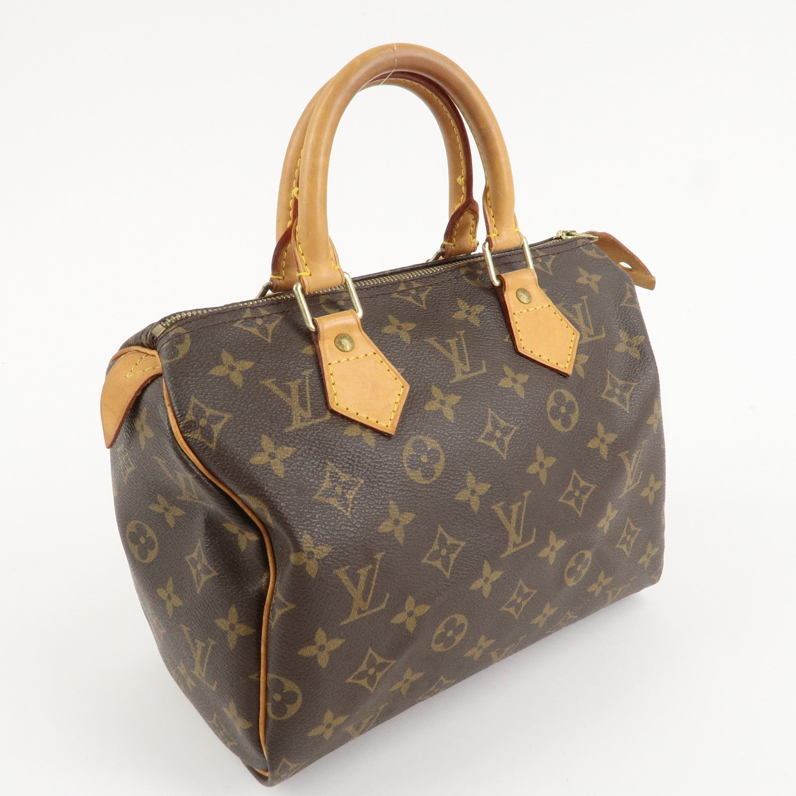 Louis Vuitton Monogram Speedy 25 Hand Bag Boston Bag M41528 Used