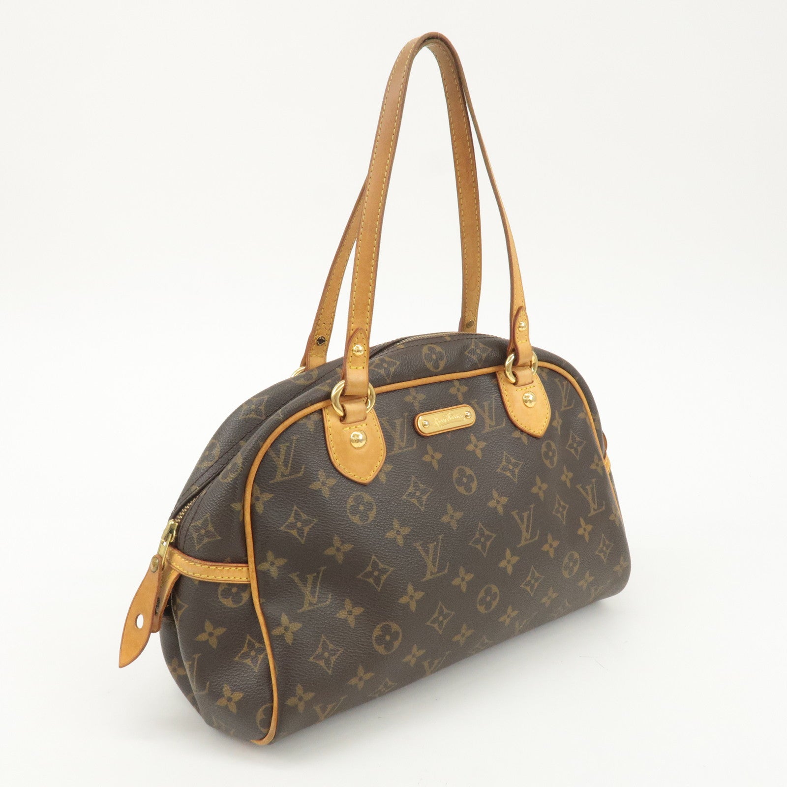 Louis Vuitton Monogram Montorgueil PM Shoulder Bag Brown M95565